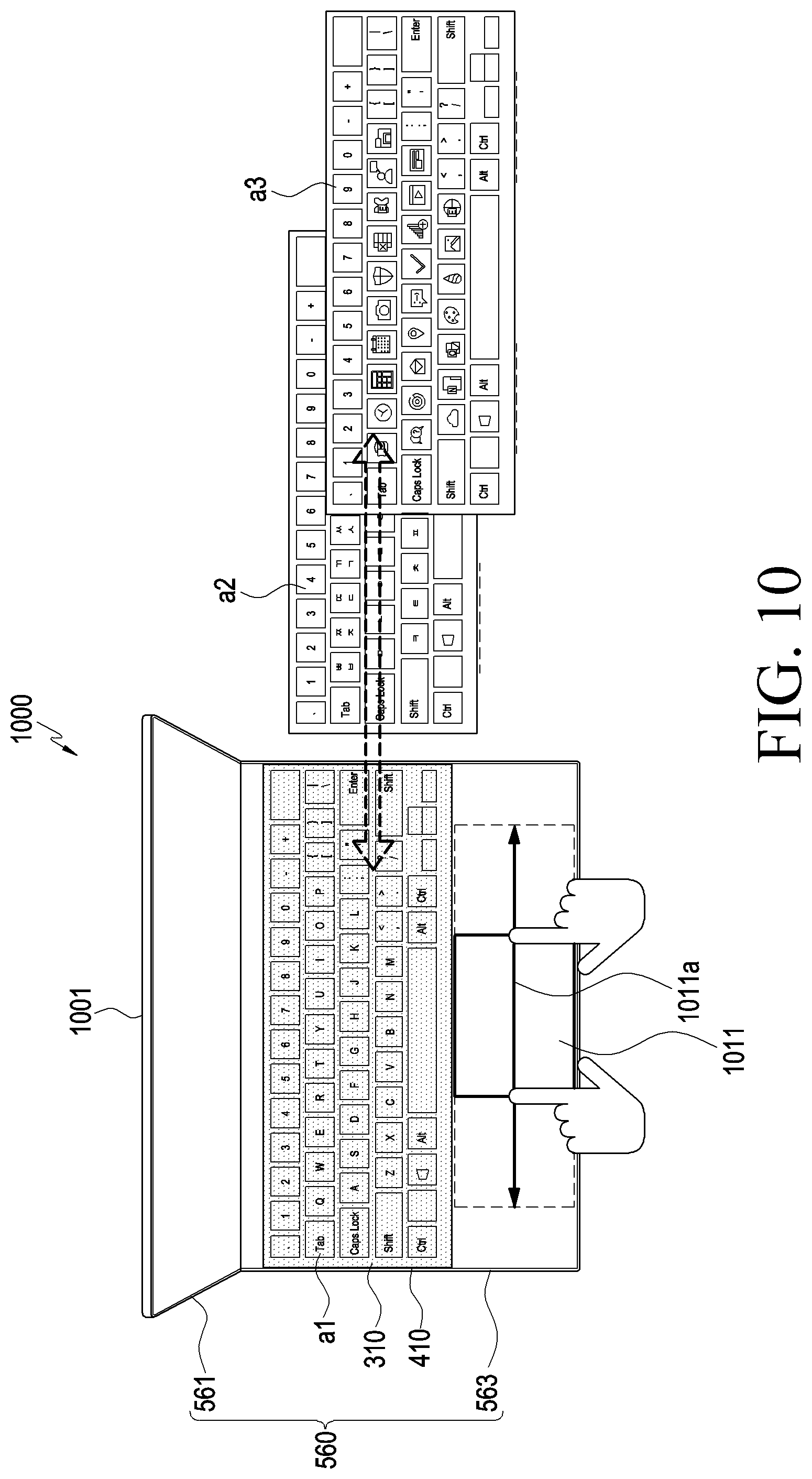 Patent US12326991 Figure 16 – Electronic device and method for detecting attachment of external accessory for displaying user interface in electronic device