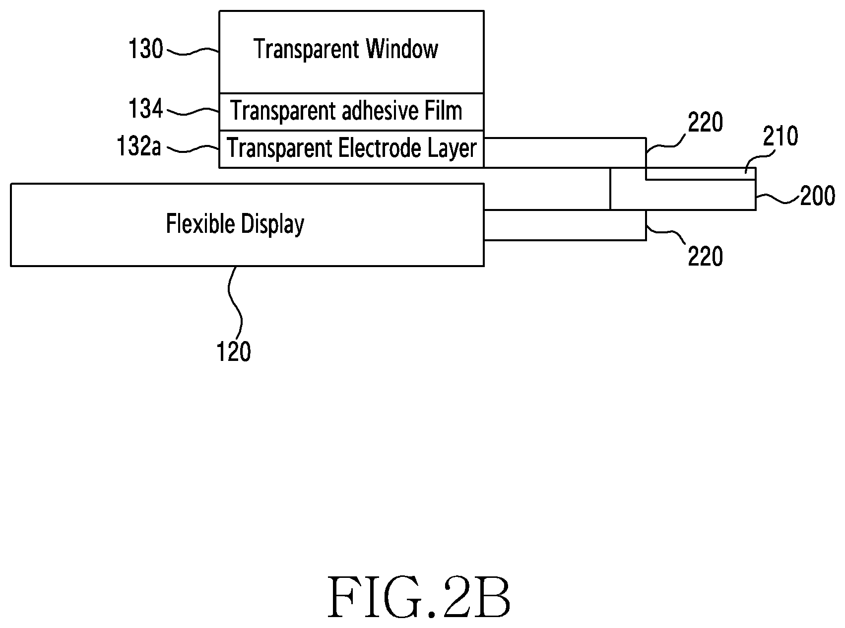 Patent US12326992 Figure 4 – Electronic device including flexible display, window, and touch electrode in electrode layer between window and flexible display, and touch control method therefor