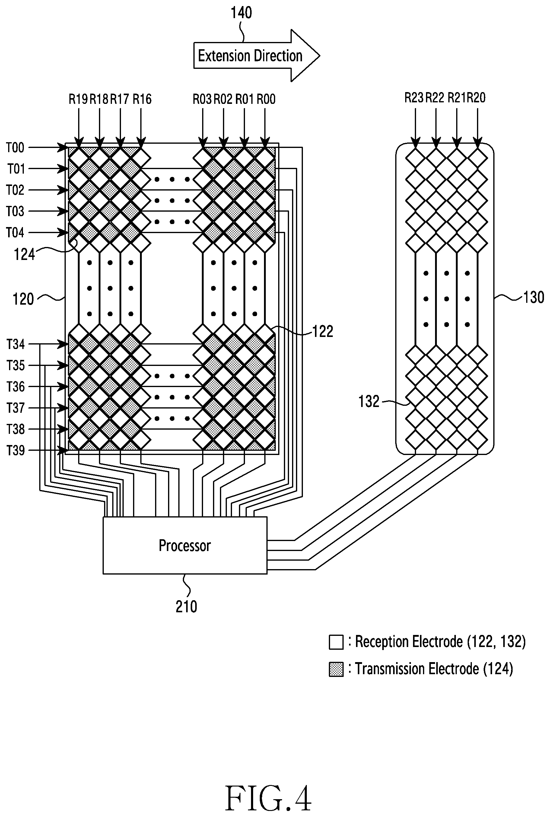 Patent US12326992 Figure 7 – Electronic device including flexible display, window, and touch electrode in electrode layer between window and flexible display, and touch control method therefor