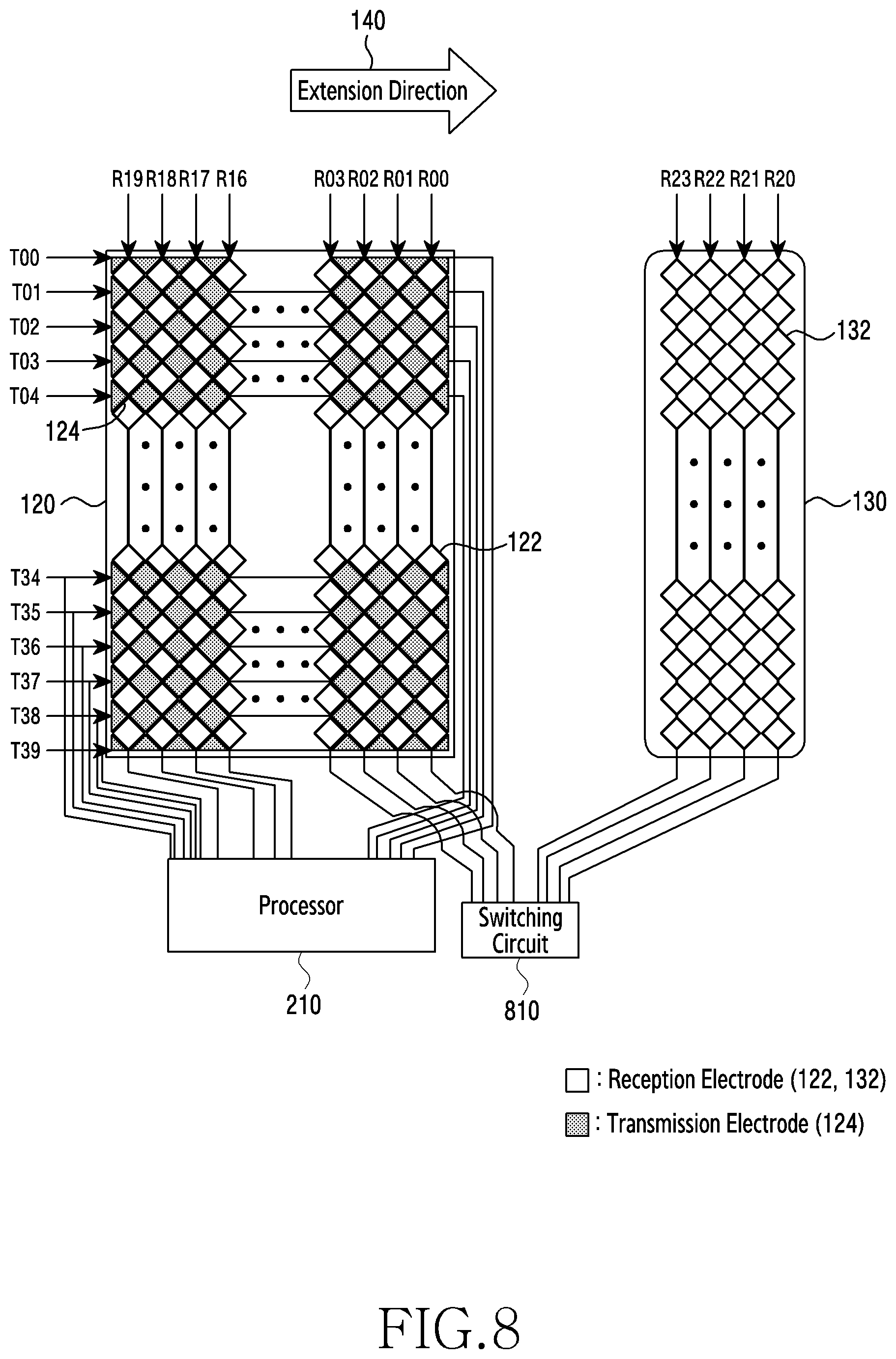 Patent US12326992 Figure 17 – Electronic device including flexible display, window, and touch electrode in electrode layer between window and flexible display, and touch control method therefor