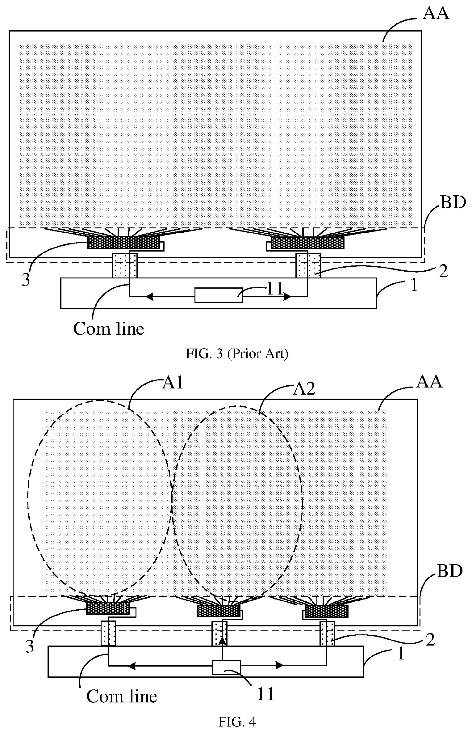 Patent US12326993 Figure 2 – Display module and touch display device