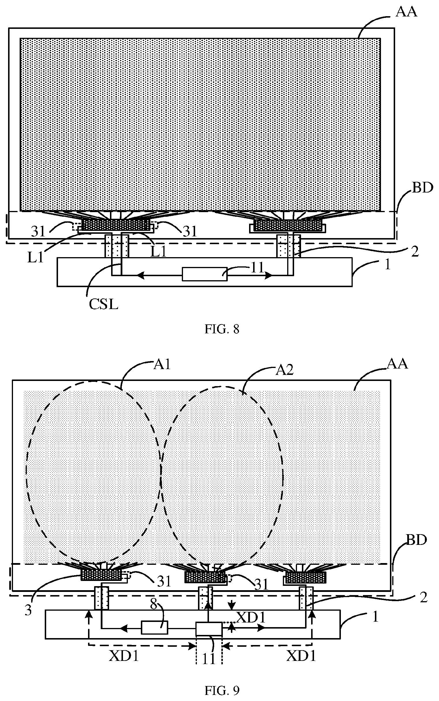 Patent US12326993 Figure 4 – Display module and touch display device