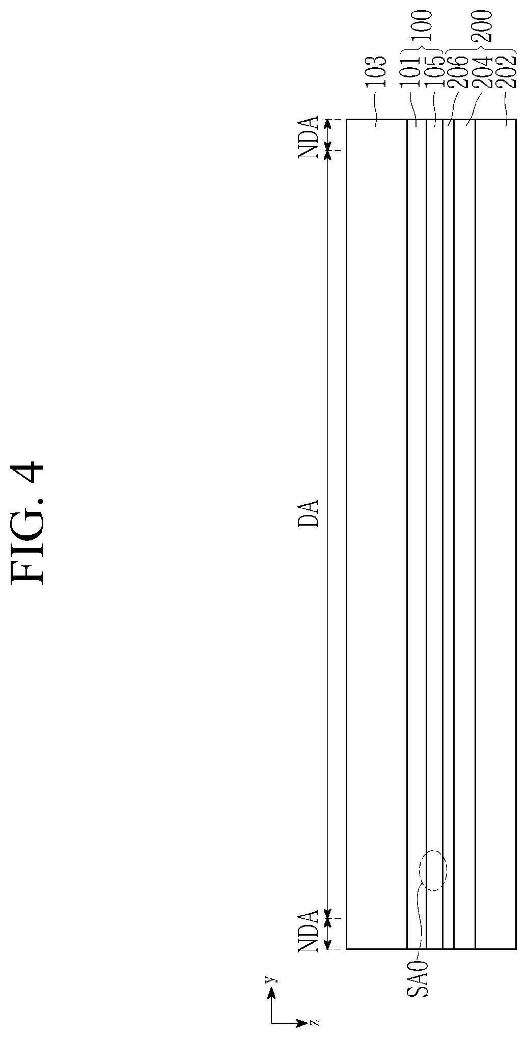 Patent US12326994 Figure 4 – Touch device and driving method thereof