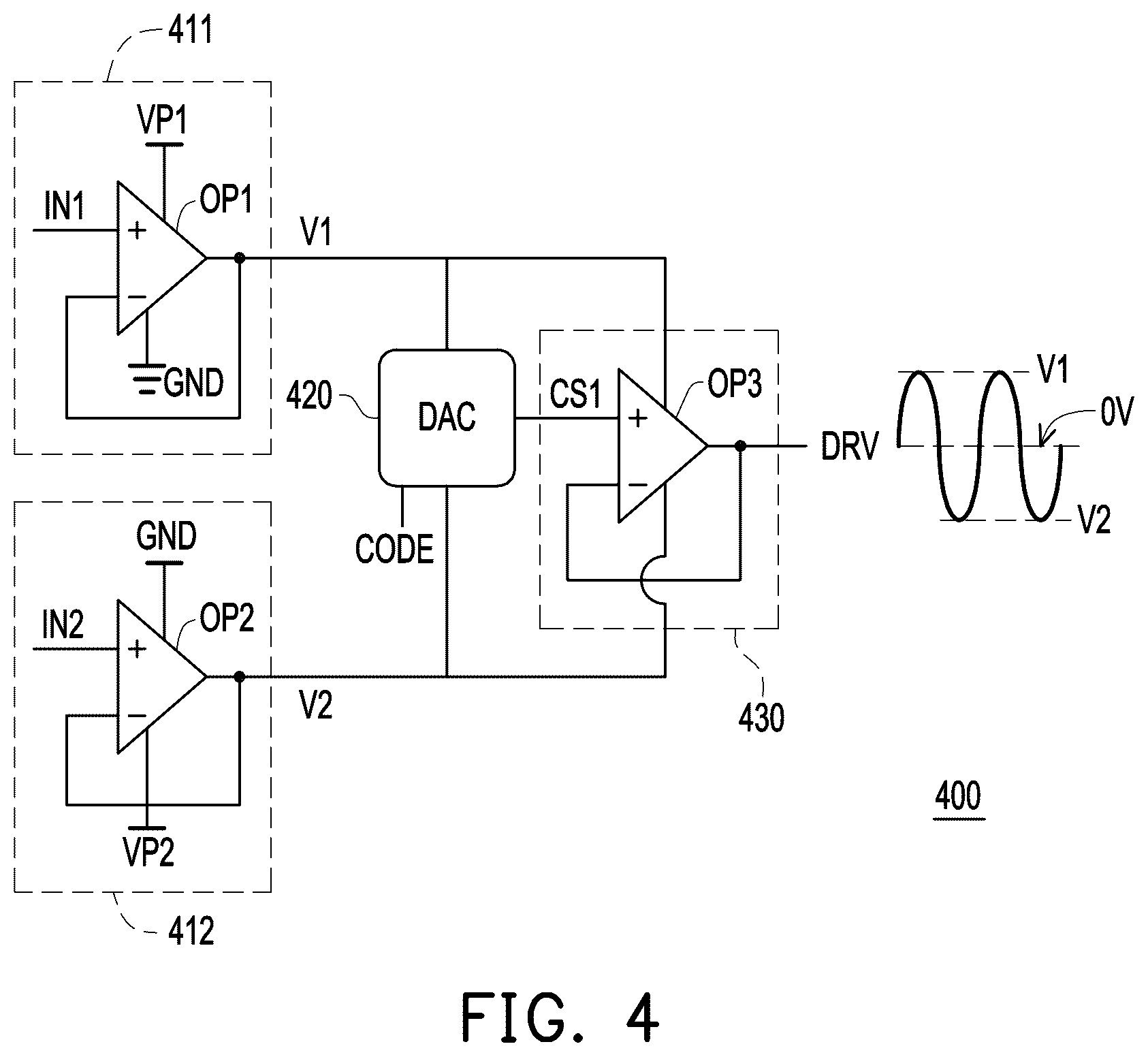 Patent US12326995 Figure 3 – Touch detection circuit