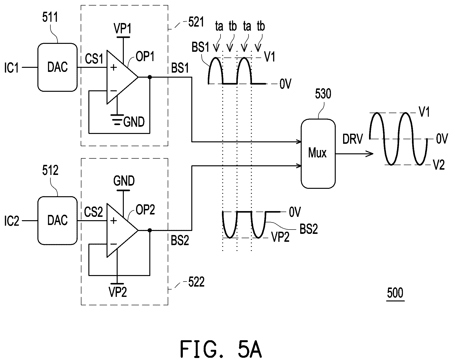 Patent US12326995 Figure 4 – Touch detection circuit