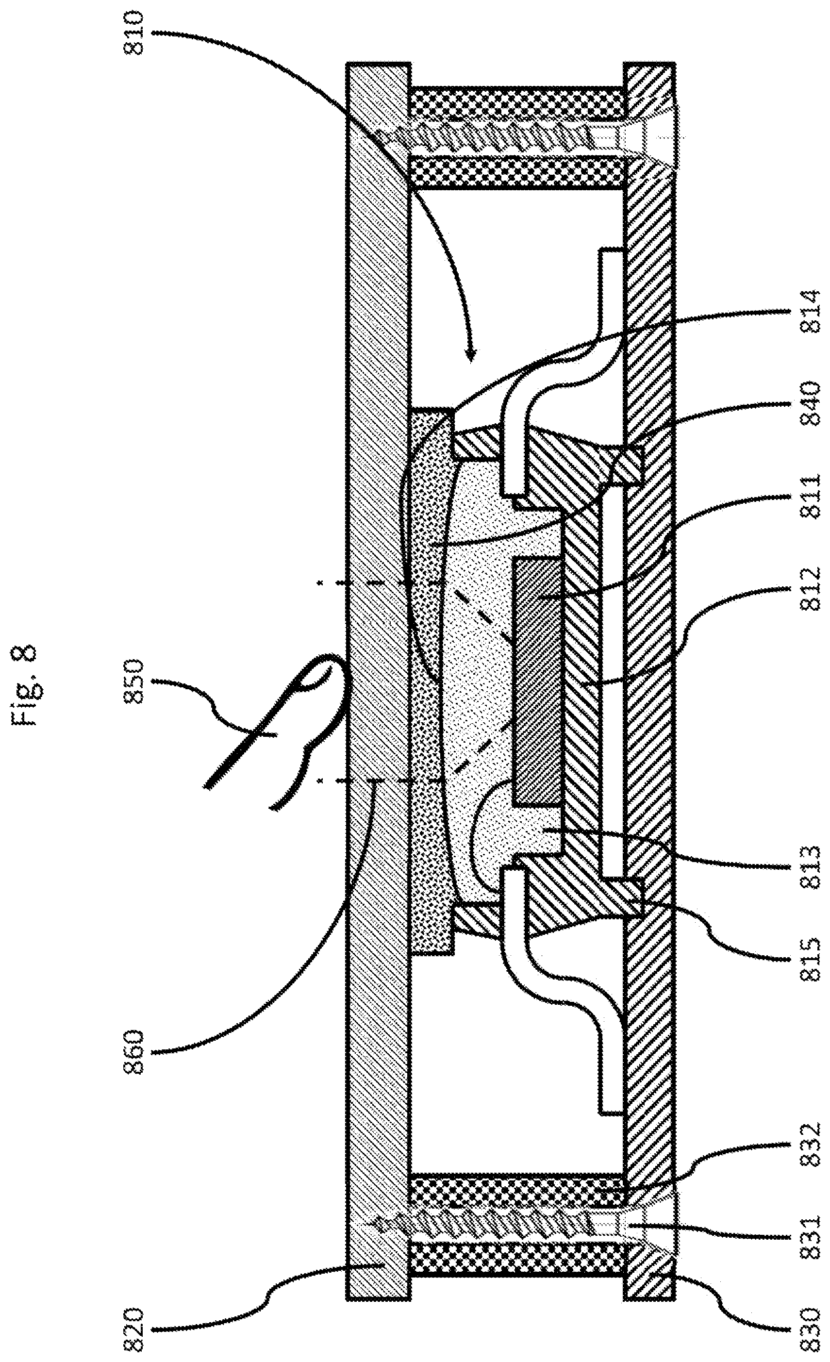 Patent US12326998 Figure 4 – Ultrasonic transducer