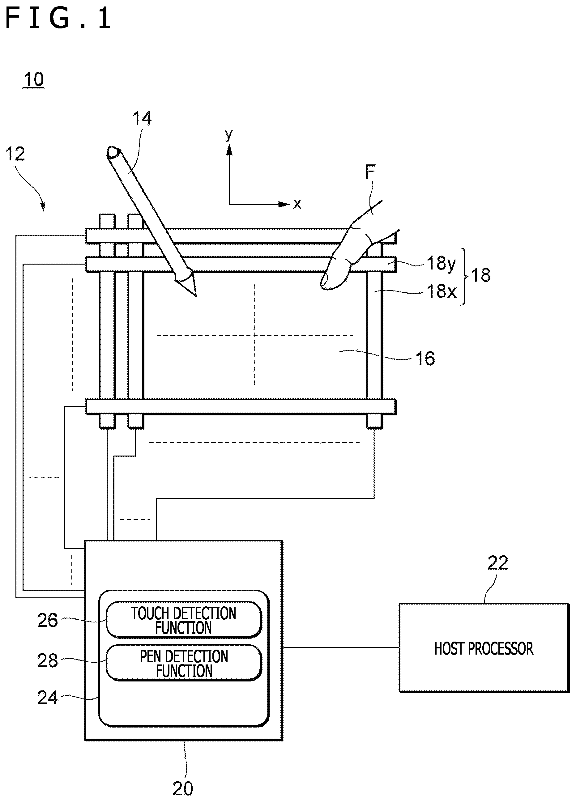 Patent US12327000 Figure 1 – Touch state detection circuit, electronic device including touch state detection circuit, and touch state detection method