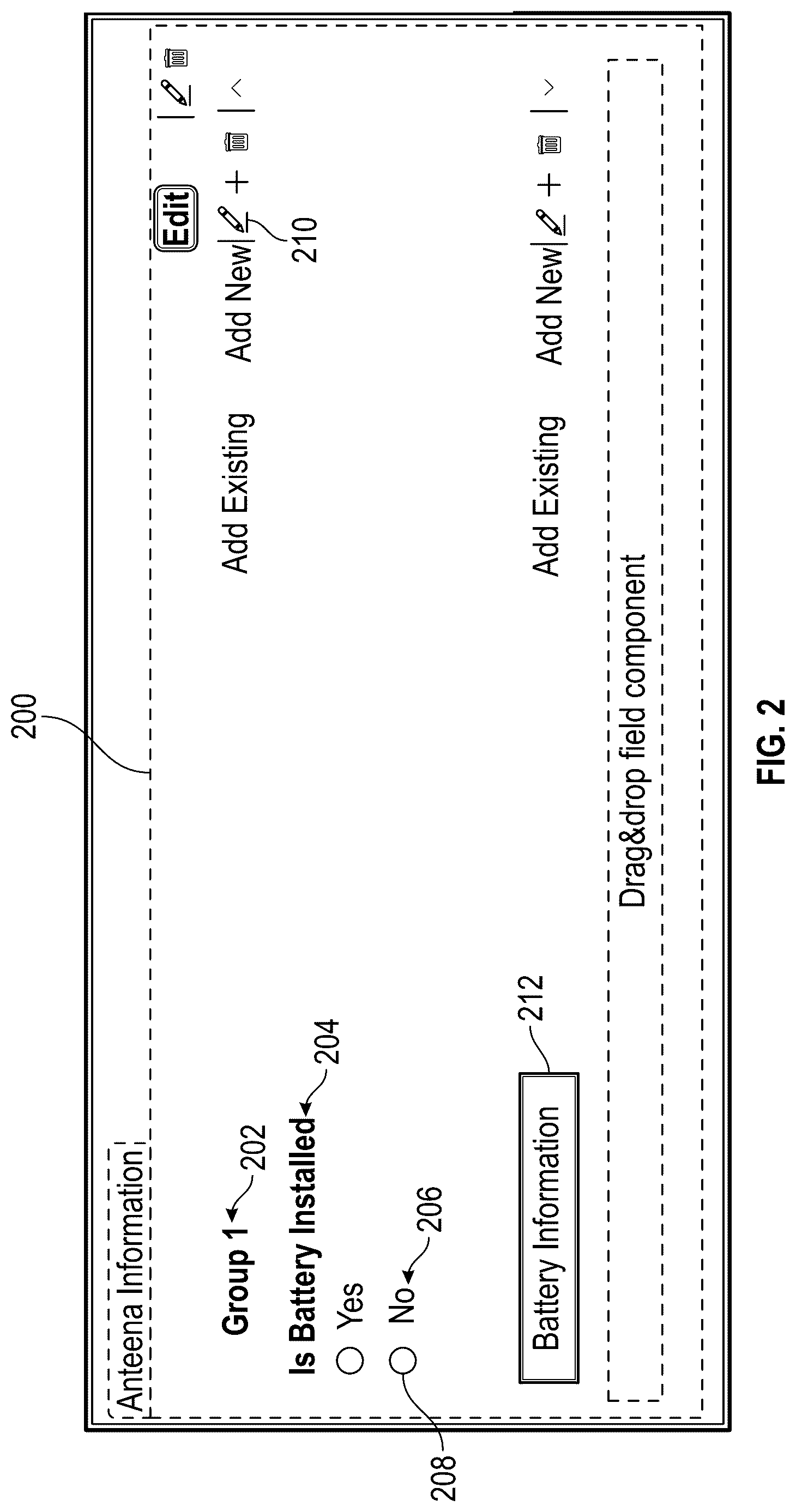 Patent US12327006 Figure 2 – Repeat section in checklist builder and method of using
