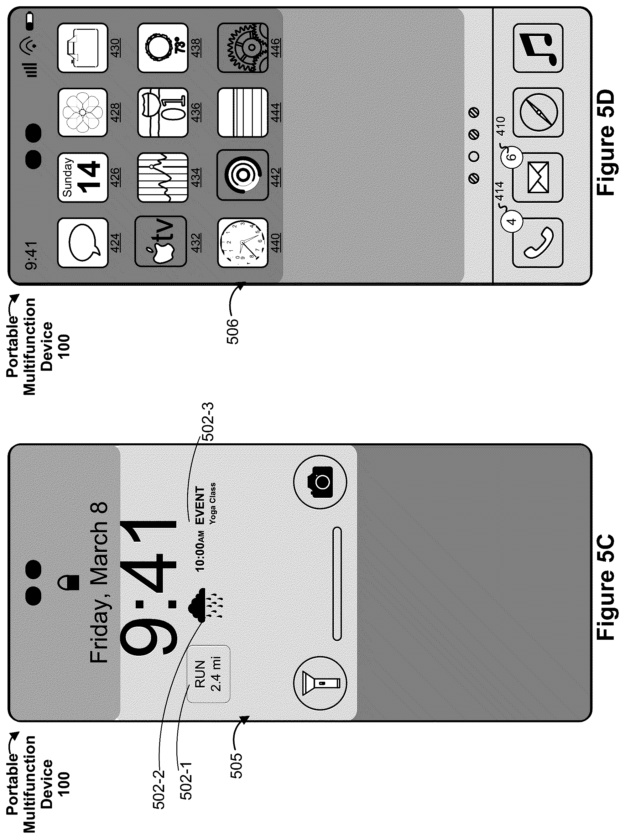 Patent US12327011 Figure 8 – Devices, methods, and graphical user interfaces for providing notifications and application information