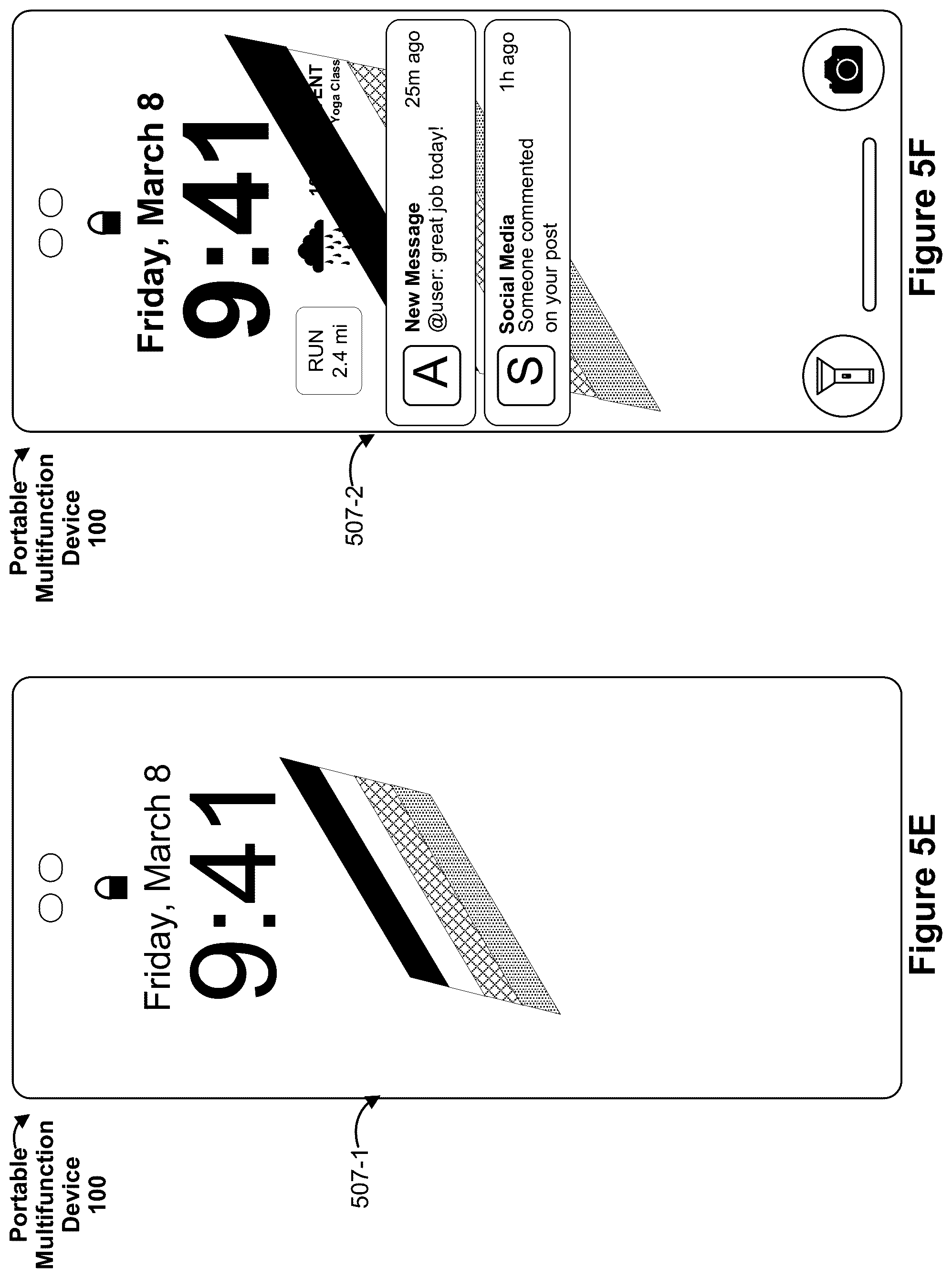Patent US12327011 Figure 9 – Devices, methods, and graphical user interfaces for providing notifications and application information
