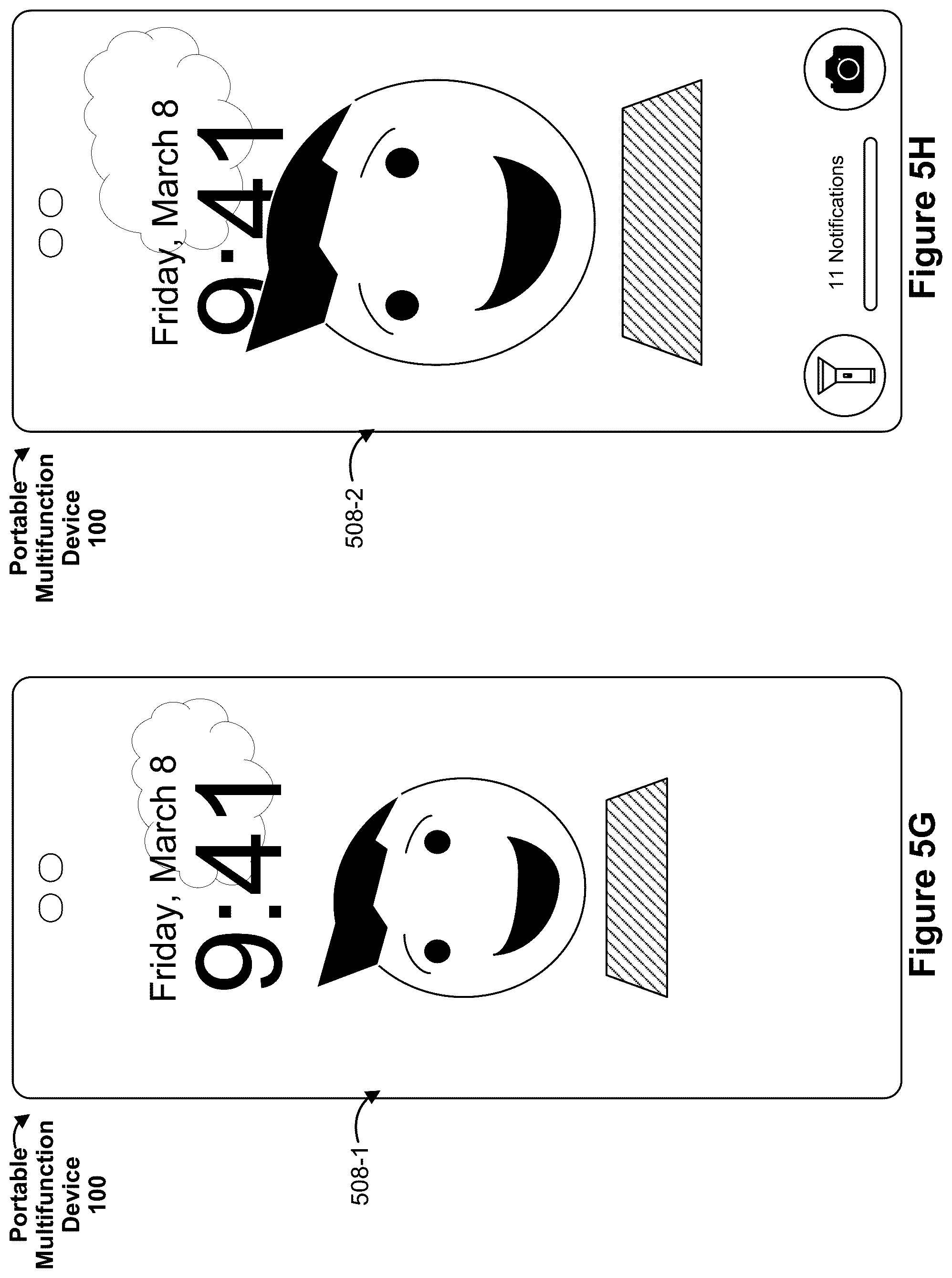 Patent US12327011 Figure 10 – Devices, methods, and graphical user interfaces for providing notifications and application information