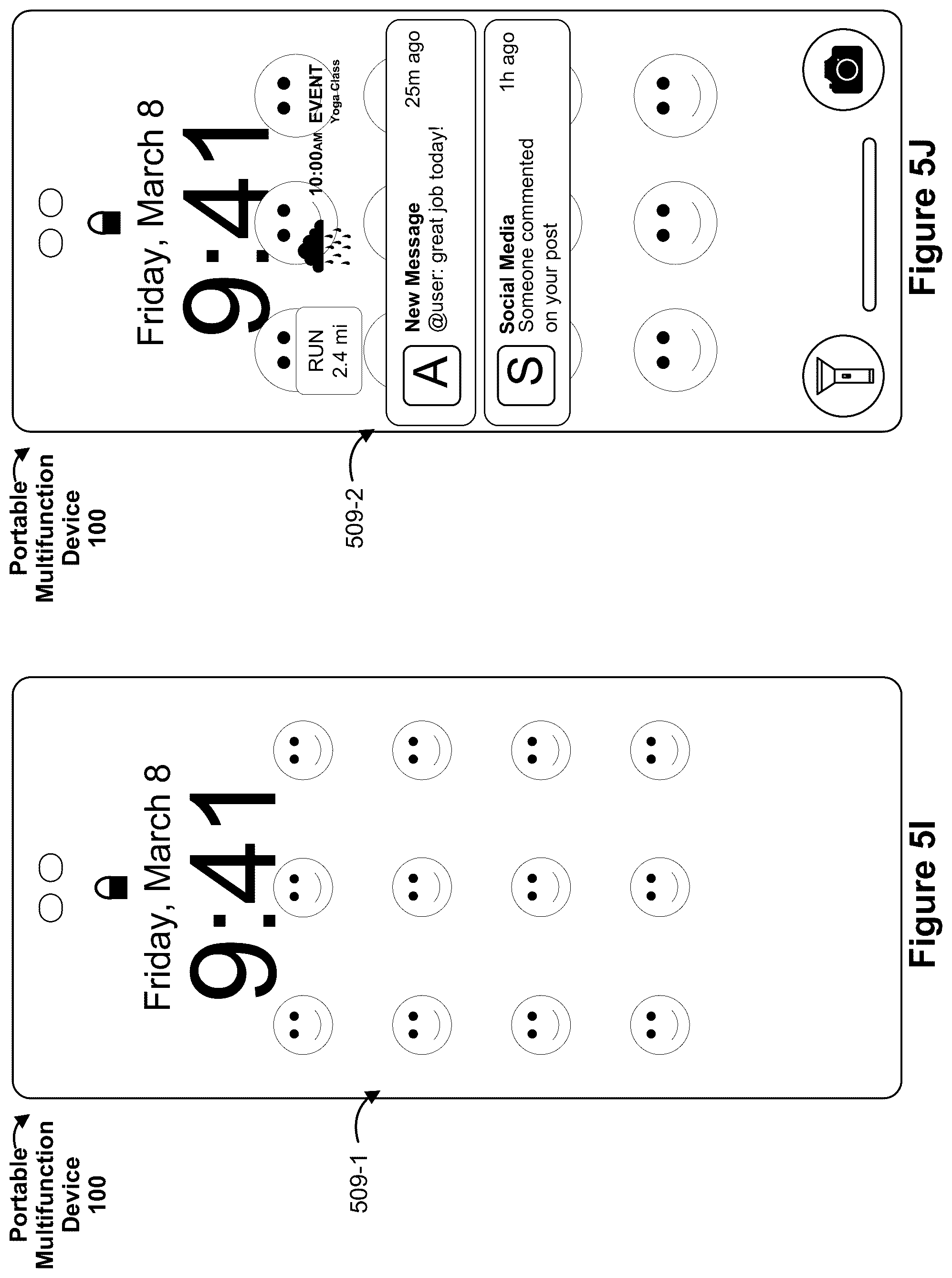 Patent US12327011 Figure 11 – Devices, methods, and graphical user interfaces for providing notifications and application information