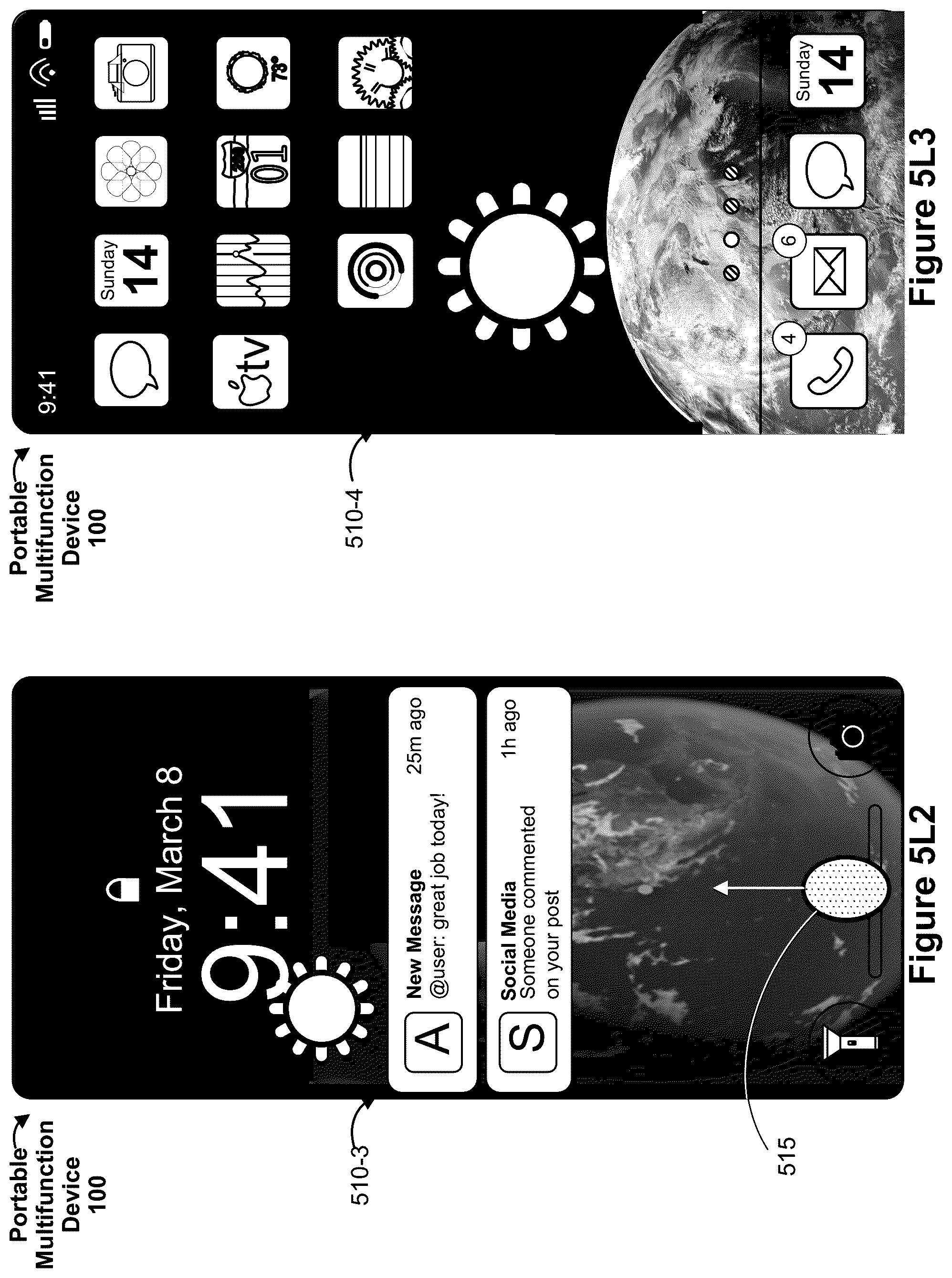 Patent US12327011 Figure 13 – Devices, methods, and graphical user interfaces for providing notifications and application information
