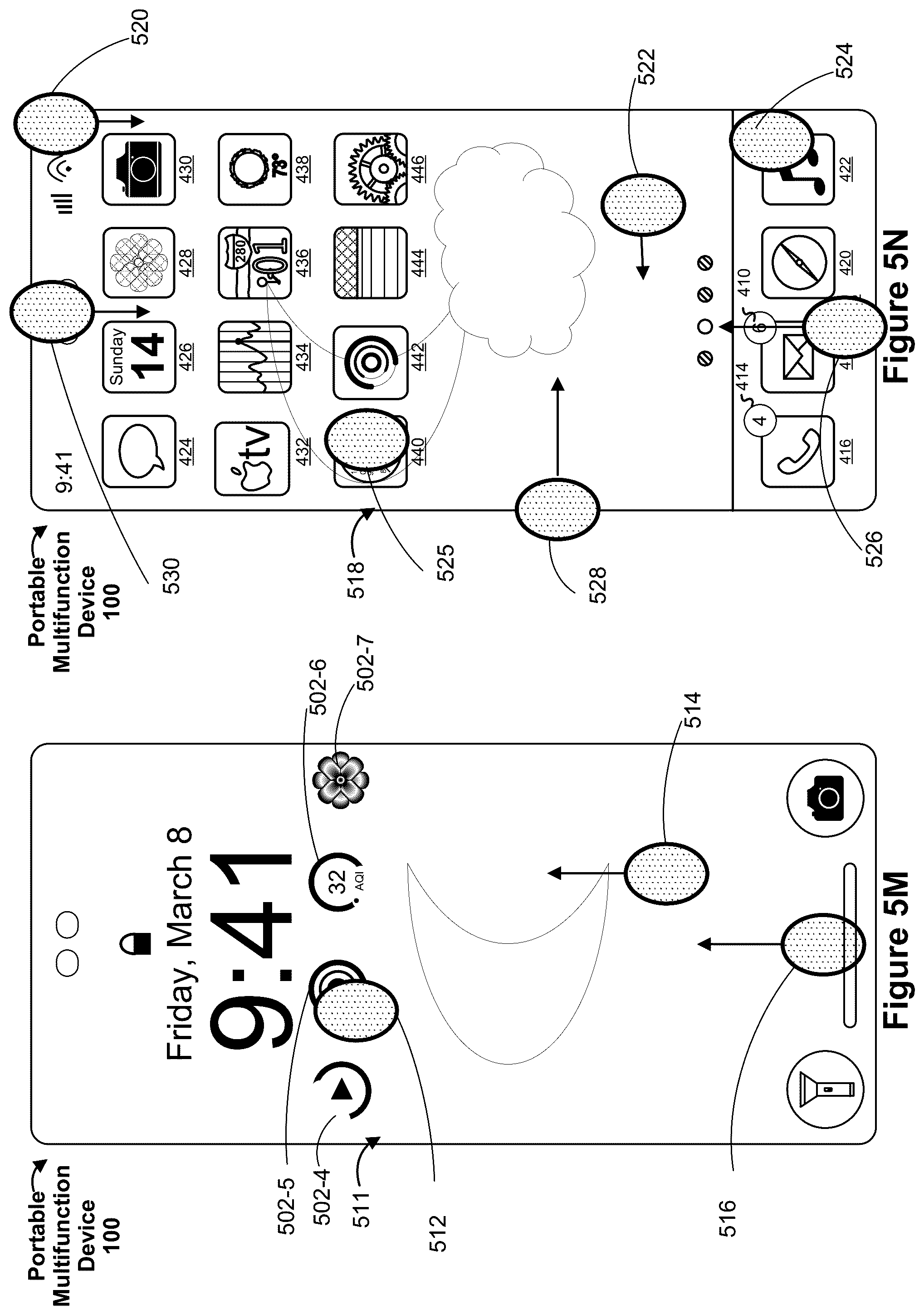 Patent US12327011 Figure 14 – Devices, methods, and graphical user interfaces for providing notifications and application information