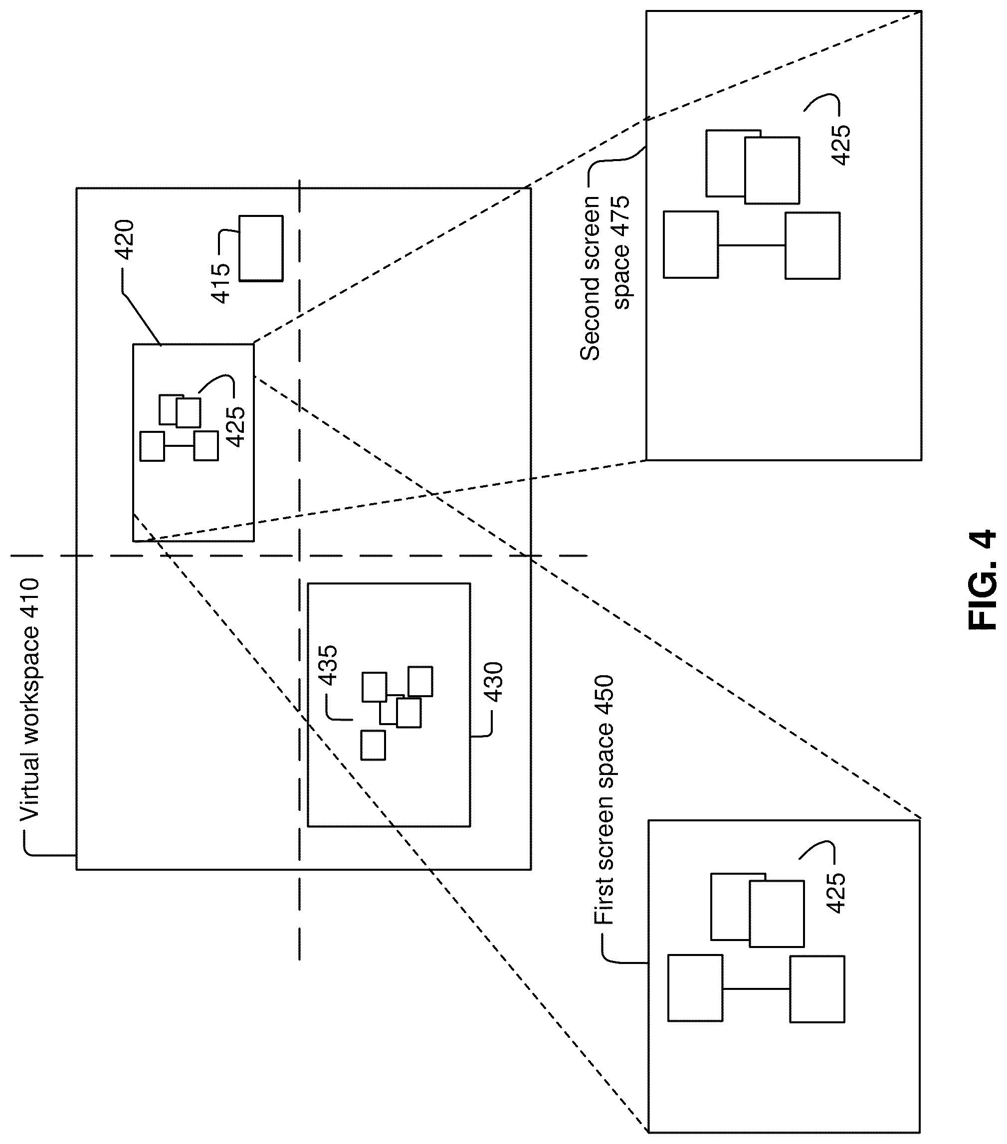 Patent US12327016 Figure 4 – Gesture based workflows in a collaboration system