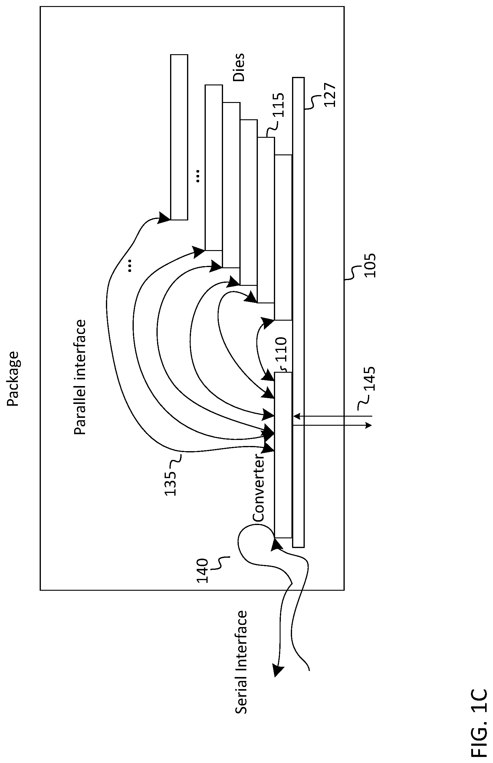 Patent US12327021 Figure 3 – Memory-interface converter chip
