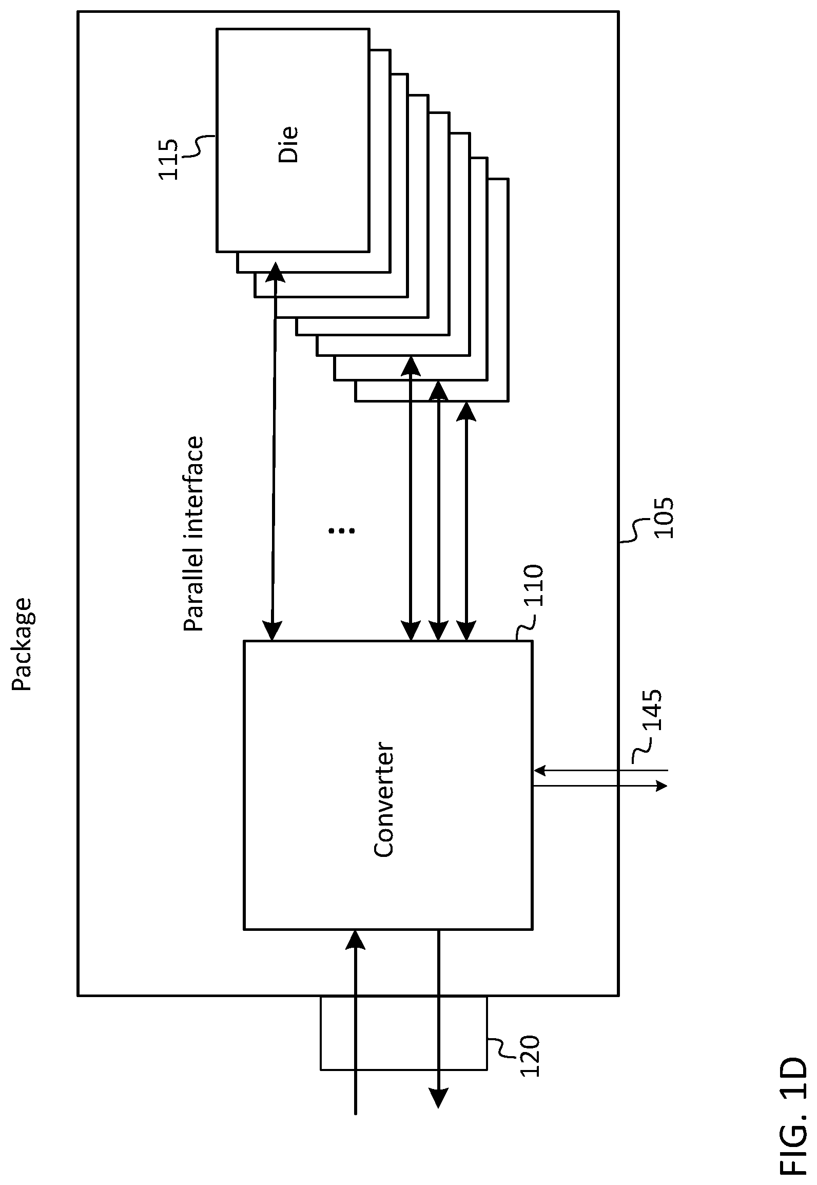 Patent US12327021 Figure 4 – Memory-interface converter chip