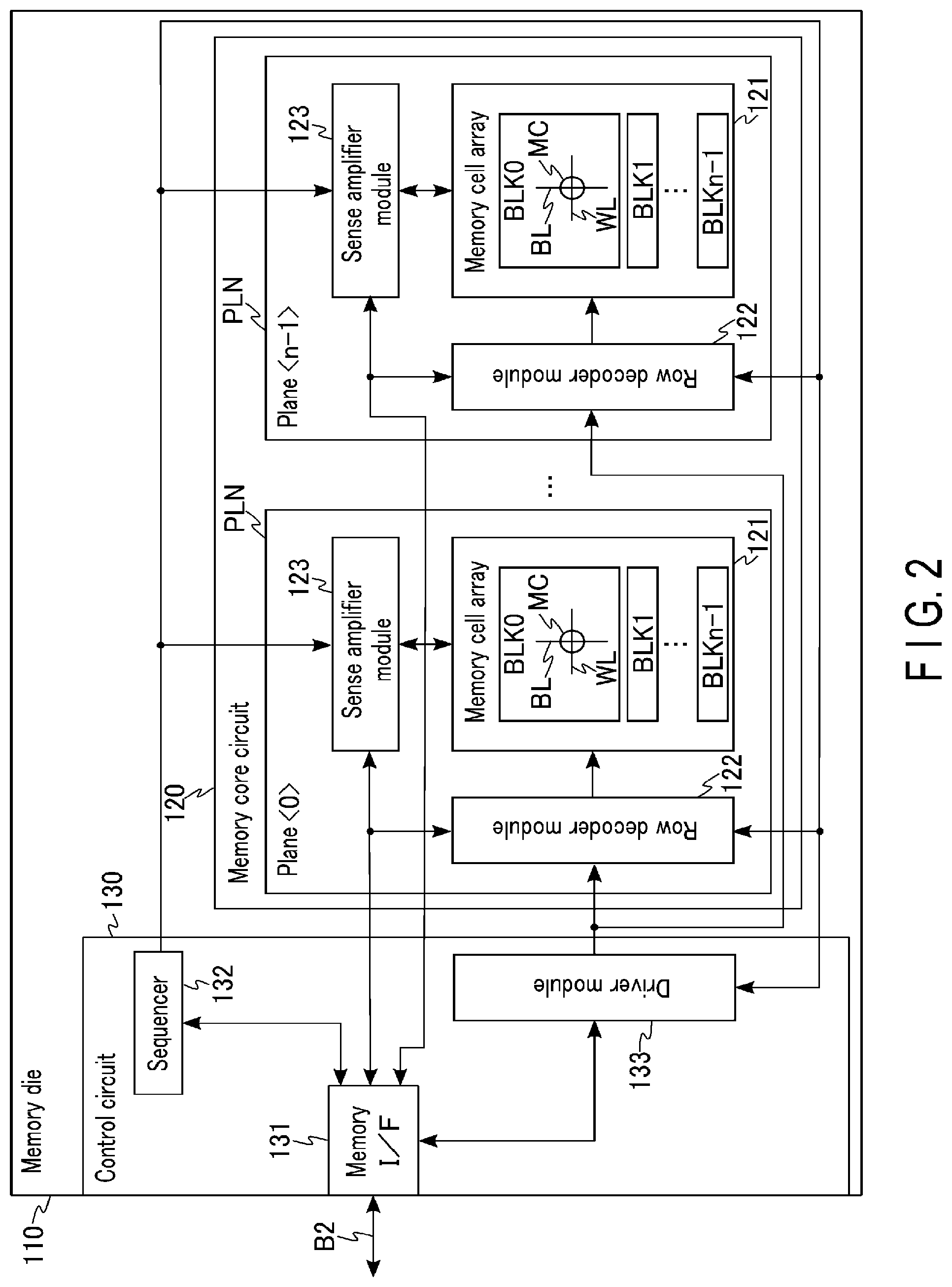 Patent US12327044 Figure 2 – Memory system