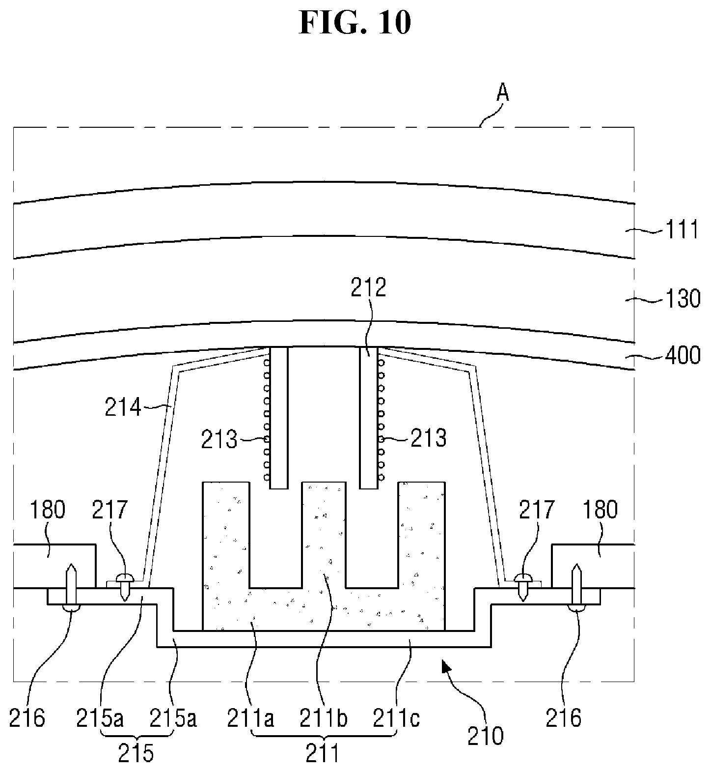 Patent US12327063 Figure 11 – Display device including sound generator and vibration damping member