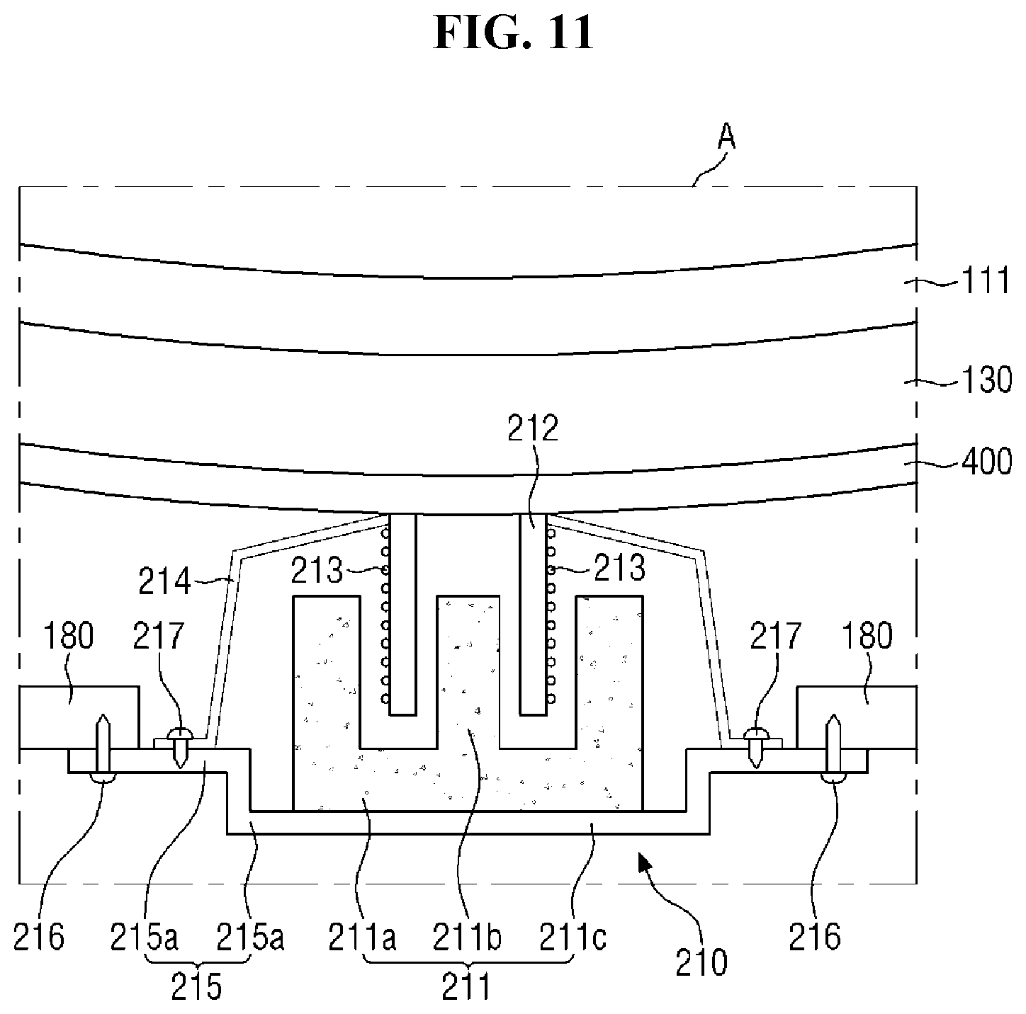 Patent US12327063 Figure 12 – Display device including sound generator and vibration damping member