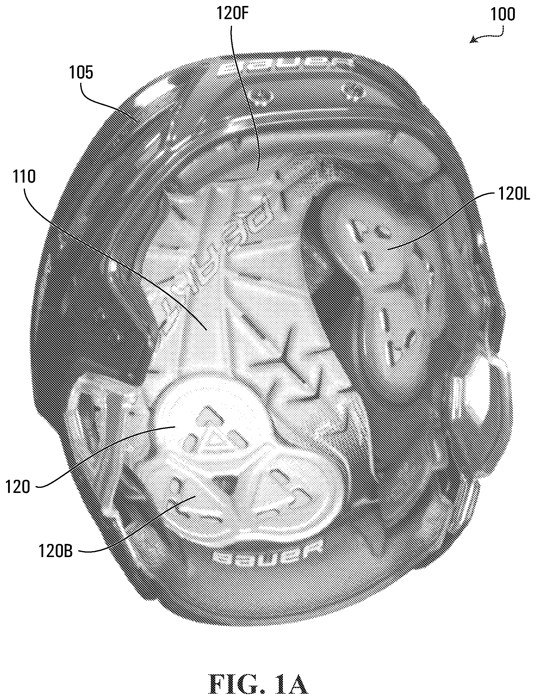Patent US12327072 Figure 1 – Method and system for helmet selection and/or customization