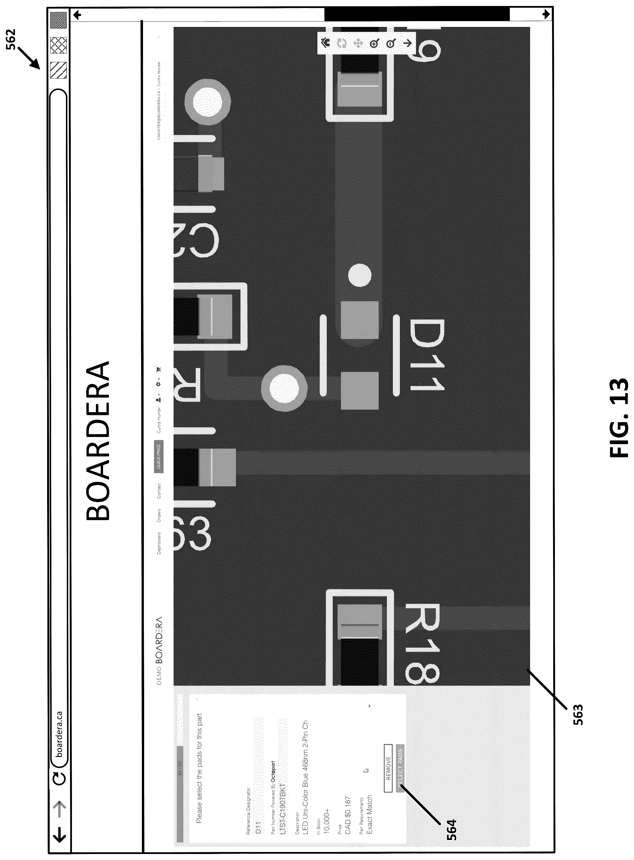 Patent US12327073 Figure 13 – Methods and systems for printed circuit board component placement and approval