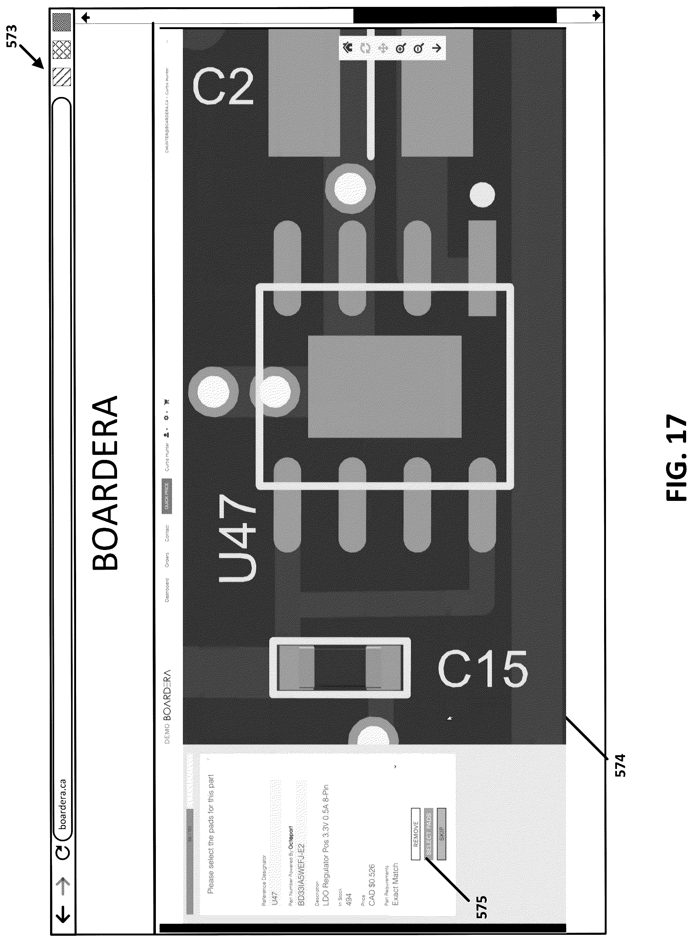 Patent US12327073 Figure 17 – Methods and systems for printed circuit board component placement and approval