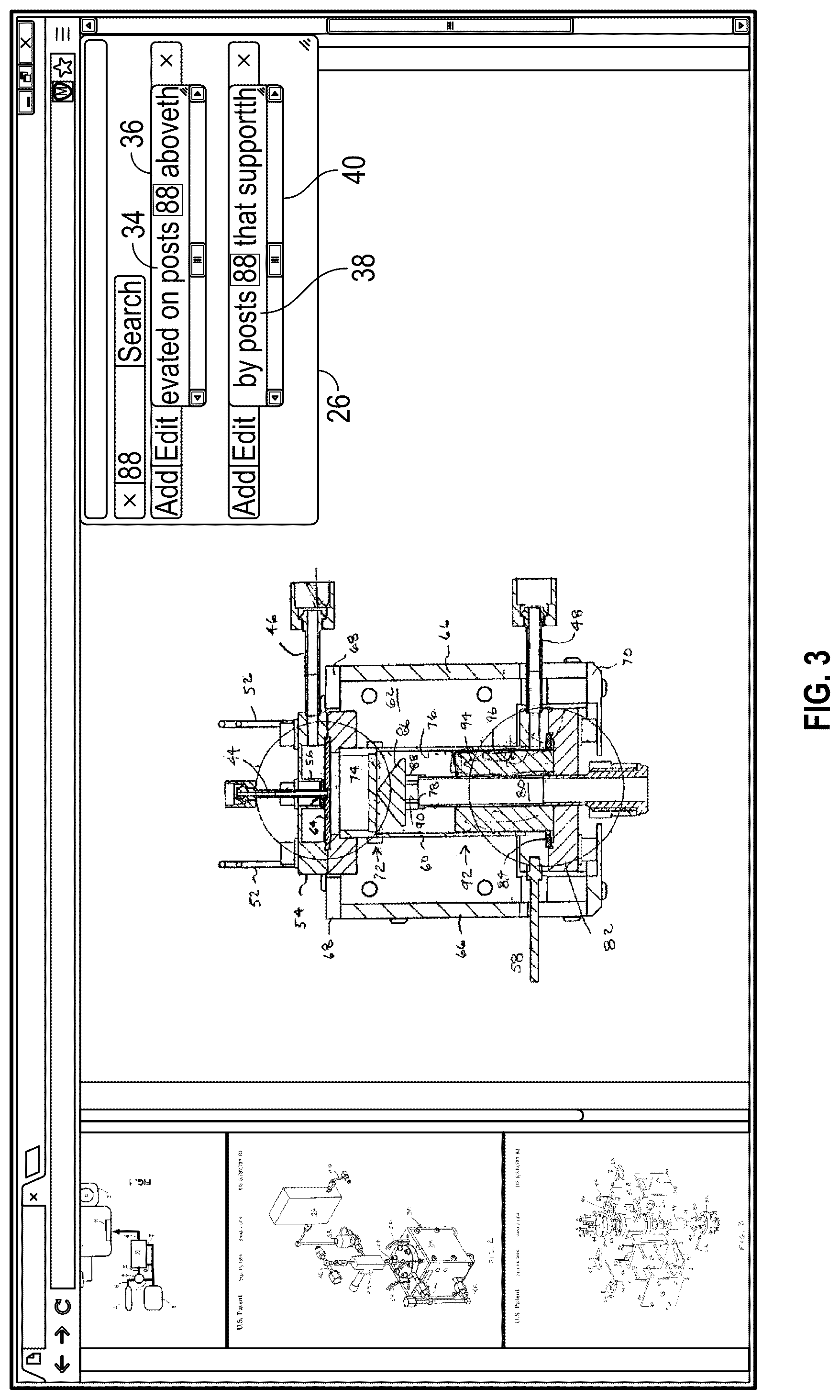 Patent US12327080 Figure 3 – Method and system for displaying and searching information in an electronic document