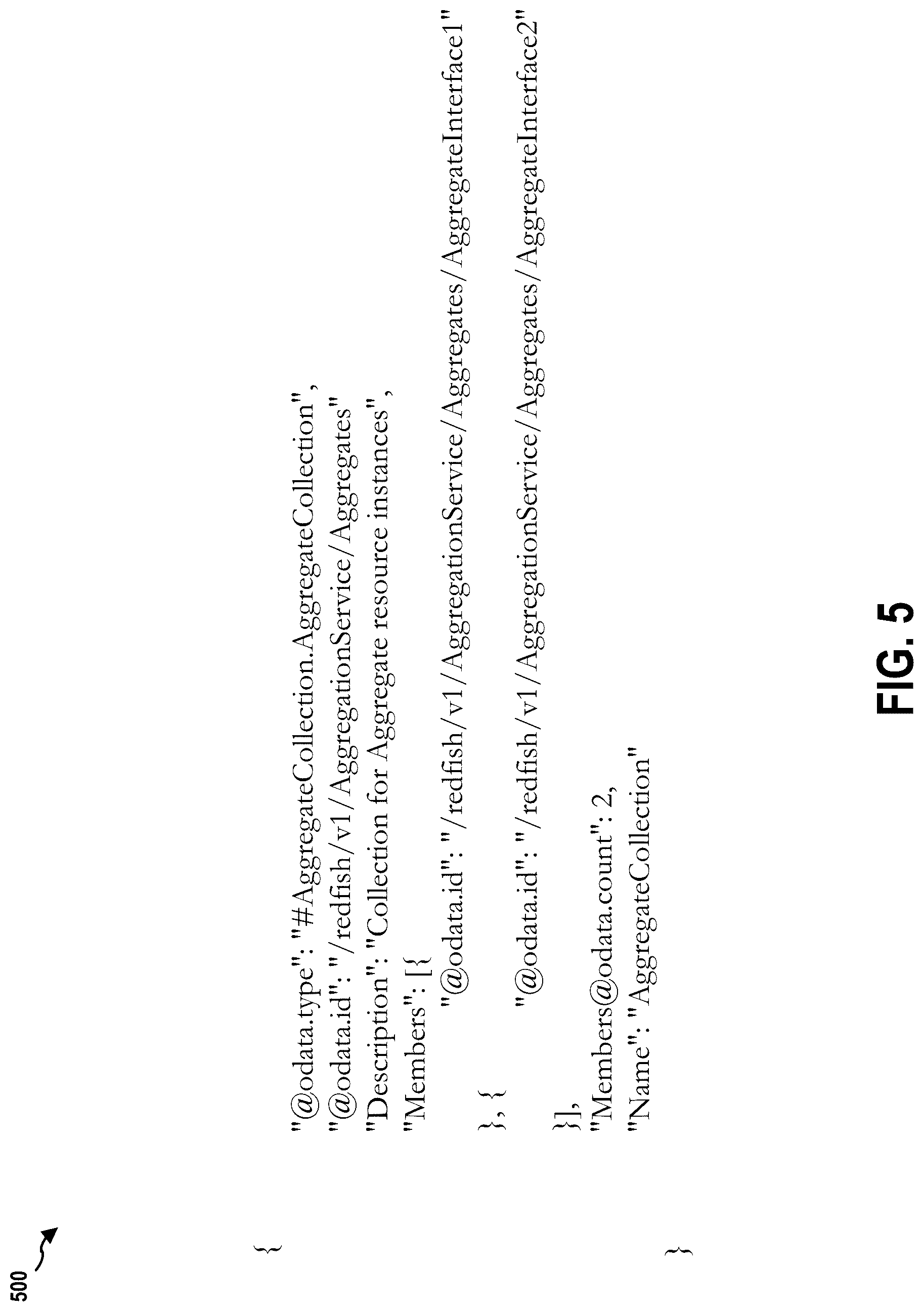 Patent US12327104 Figure 5 – Aggregation of data for distributed management framework
