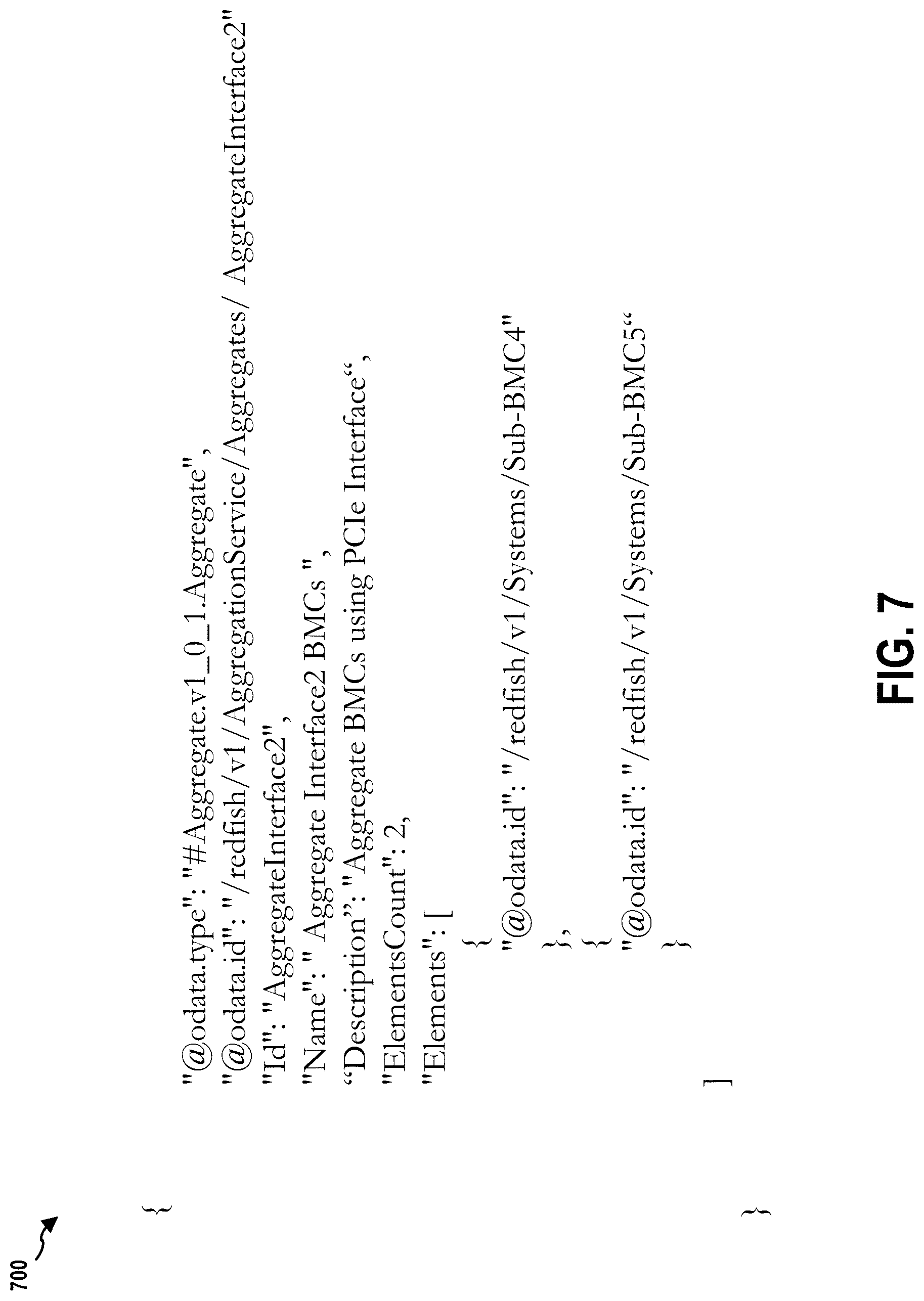 Patent US12327104 Figure 7 – Aggregation of data for distributed management framework