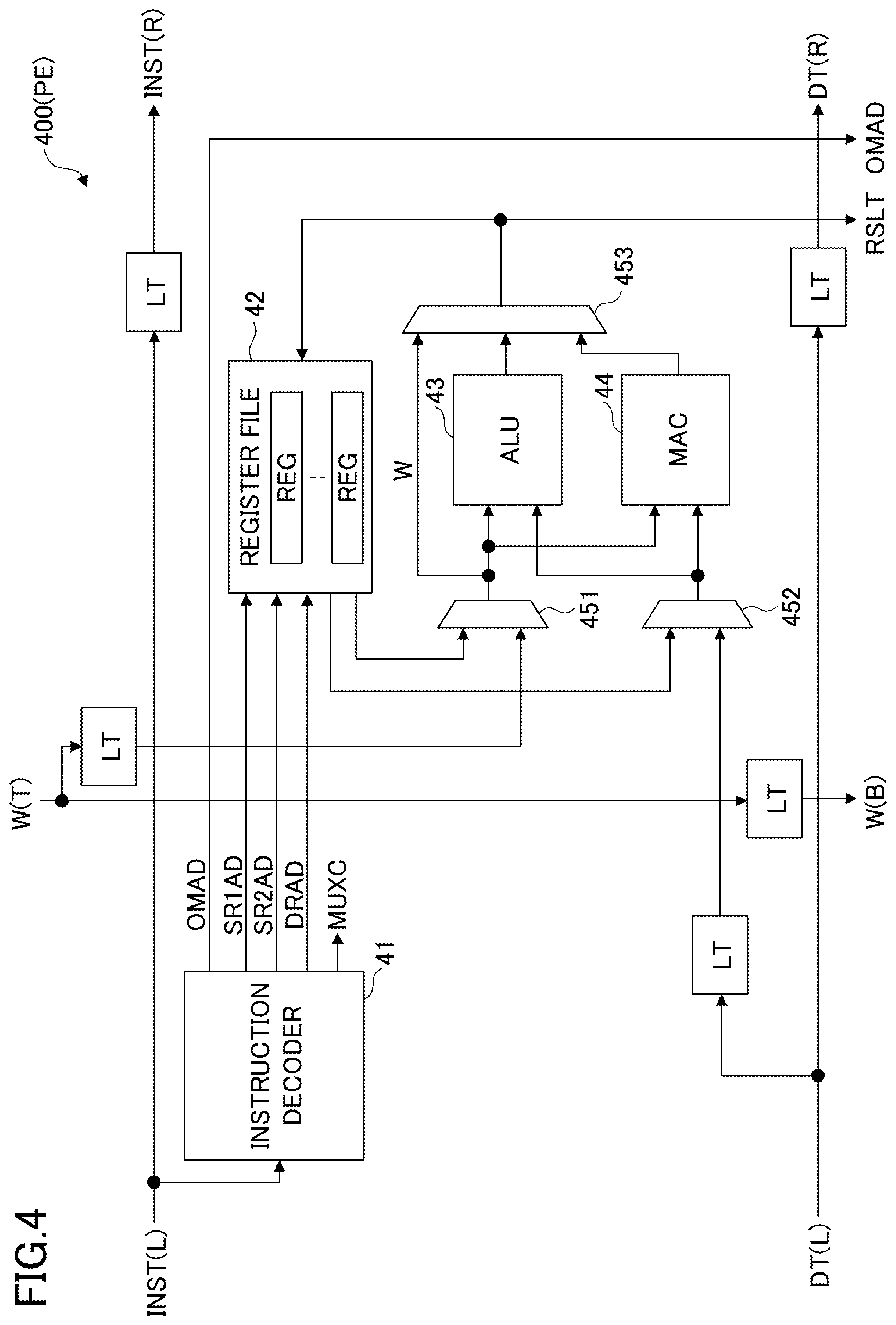 Patent US12327114 Figure 4 – Processing cores and information transfer circuits arranged in matrix