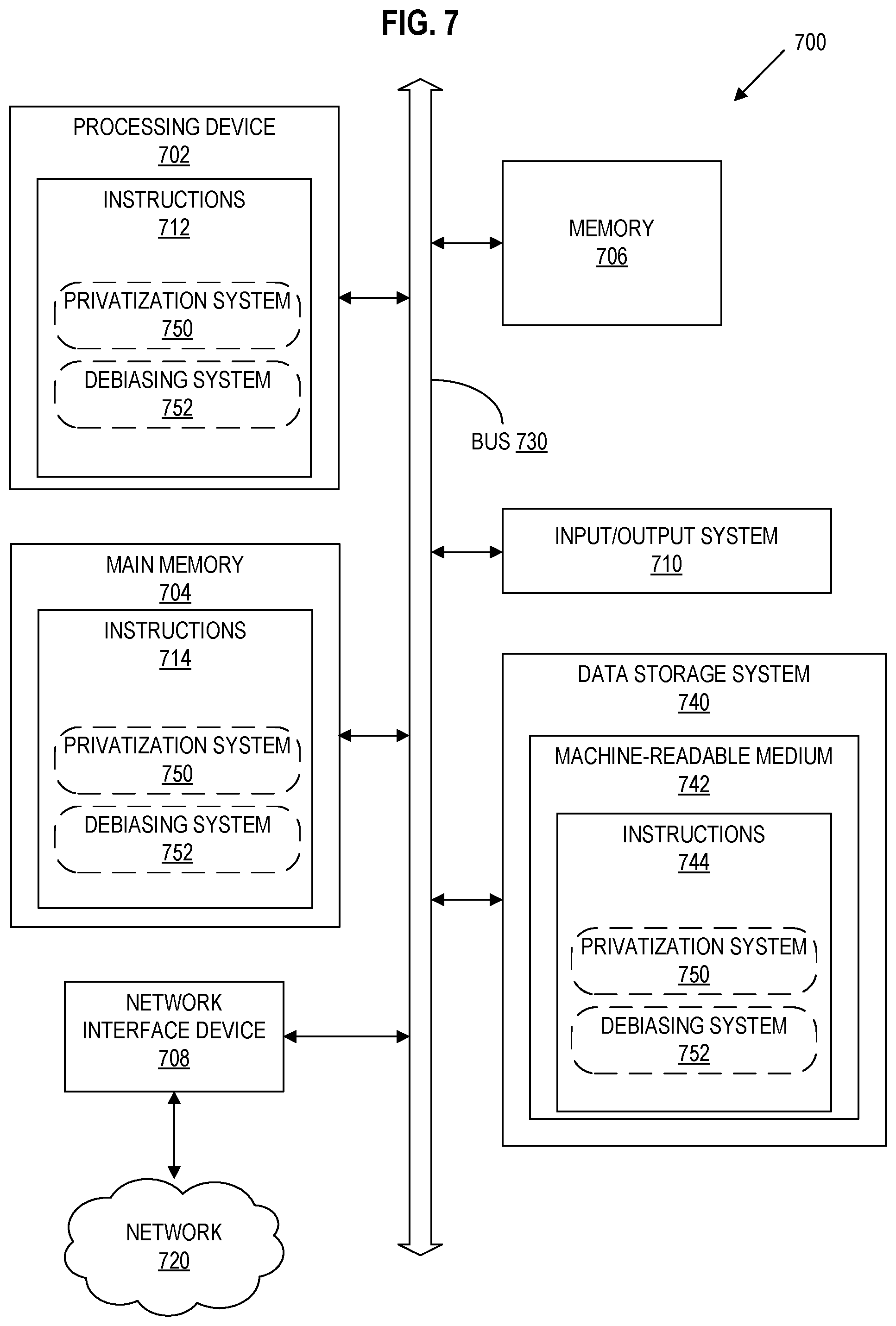Patent US12327150 Figure 8 – On-device privatization of multi-party attribution data