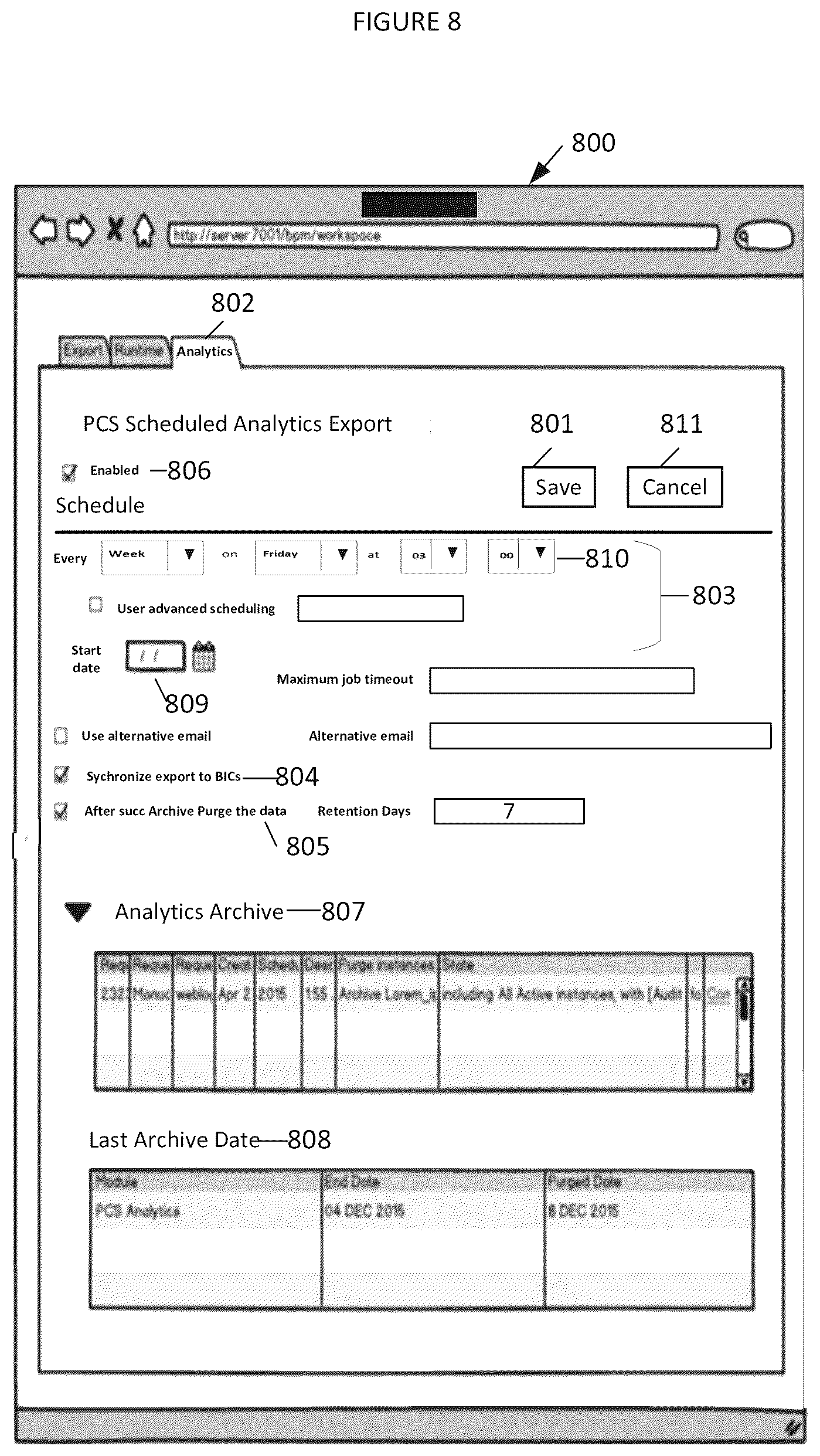 Patent US12327151 Figure 8 – Integrating a process cloud services system with an intelligence cloud service based on converted PCS analytics data