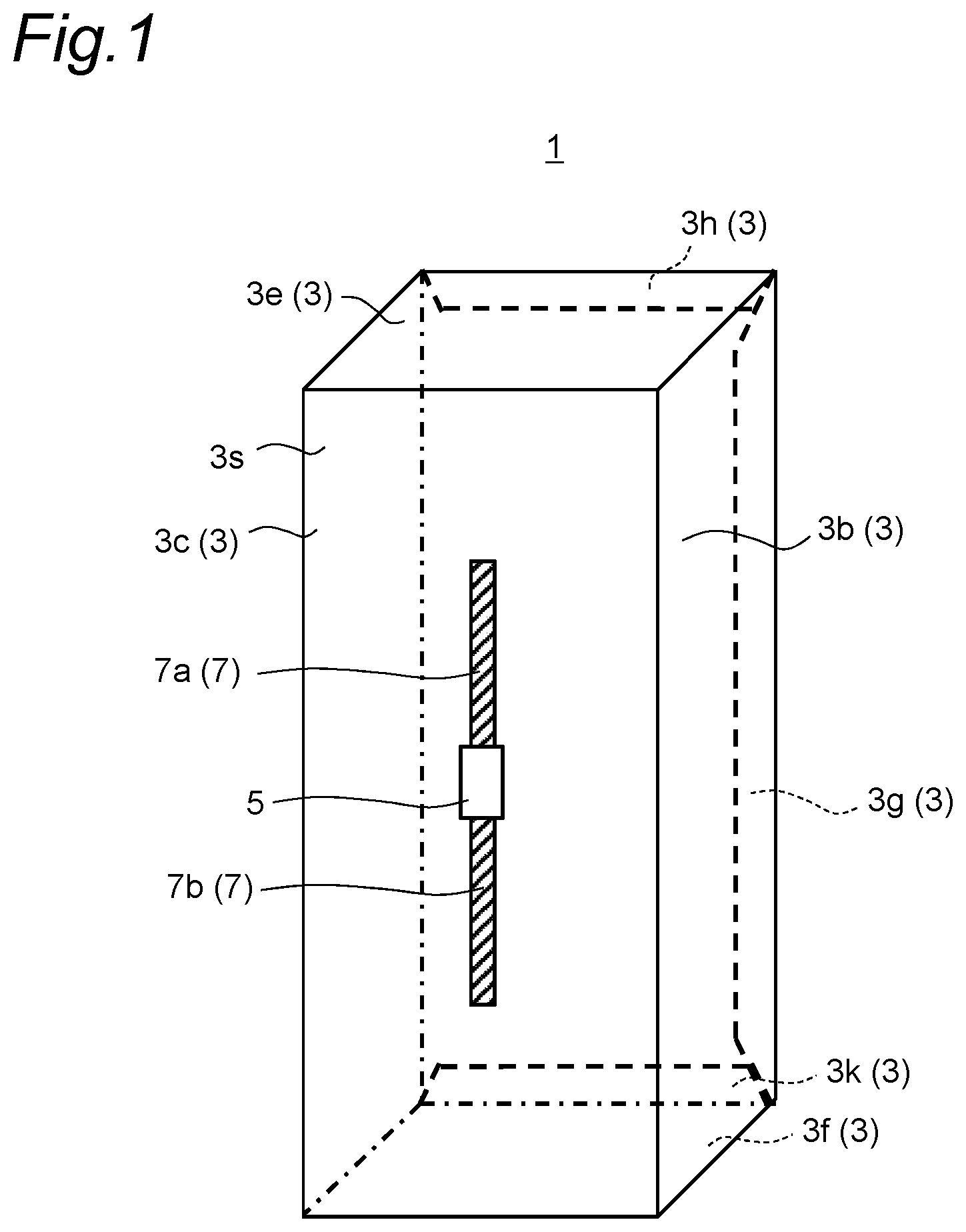 Patent US12327155 — Container provided with RFID module and method for manufacturing container provided with RFID module — Figure 1