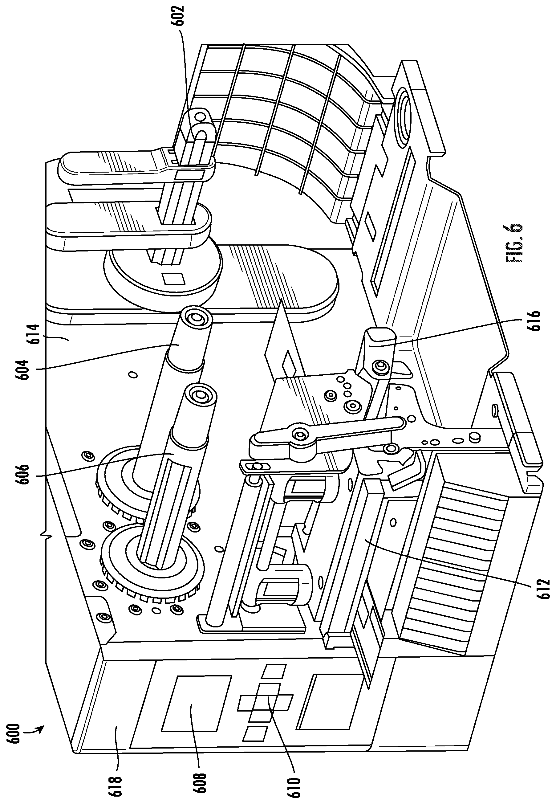 Patent US12327156 Figure 6 – Radio-frequency identification (RFID) printer antenna