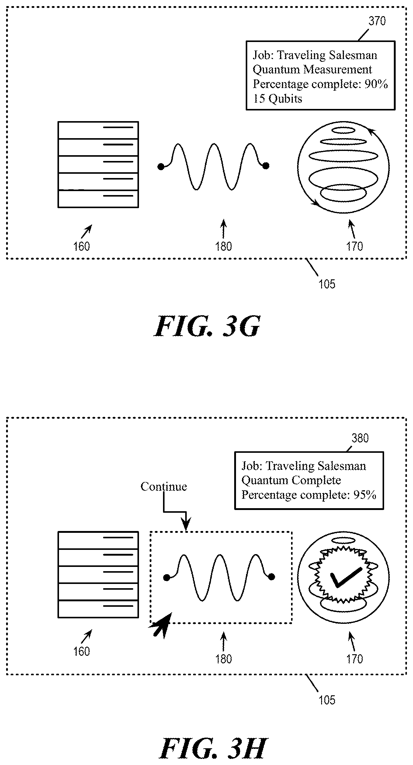 Patent US12327165 Figure 6 – Visual presentation of quantum-classical interface in a user experience