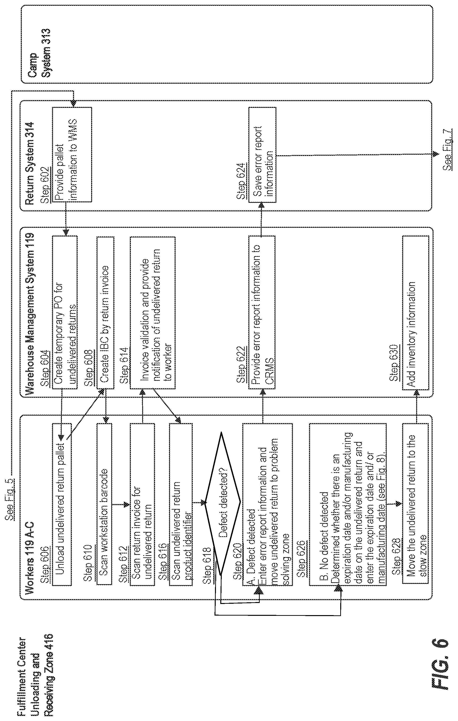 Patent US12327216 Figure 10 – Computerized systems and methods for tracking undelivered returned parcels