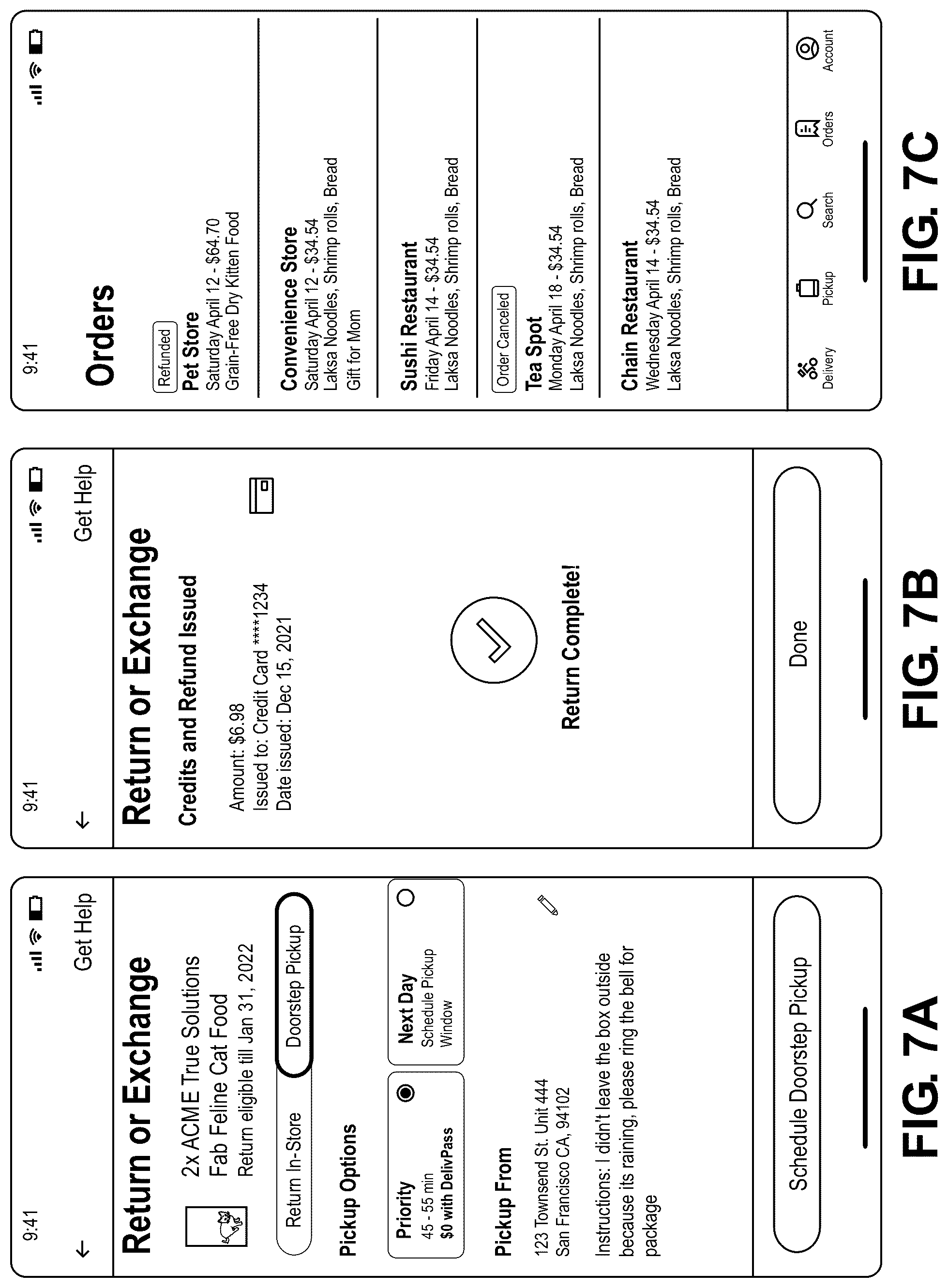 Patent US12327217 Figure 14 – Efficient and accurate return package deliveries with distributed fleet
