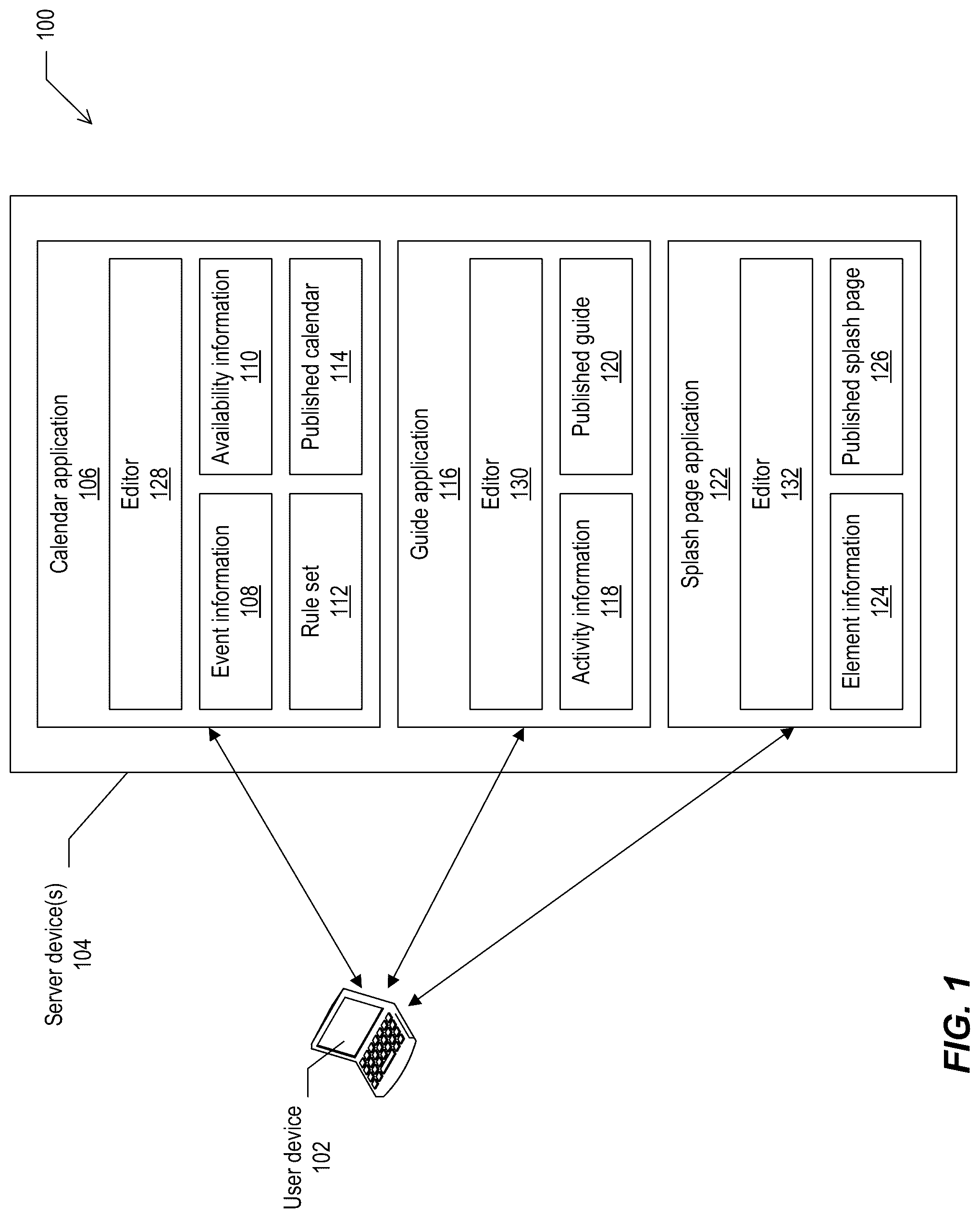 Patent US12327224 Figure 1 – Dynamic event scheduling