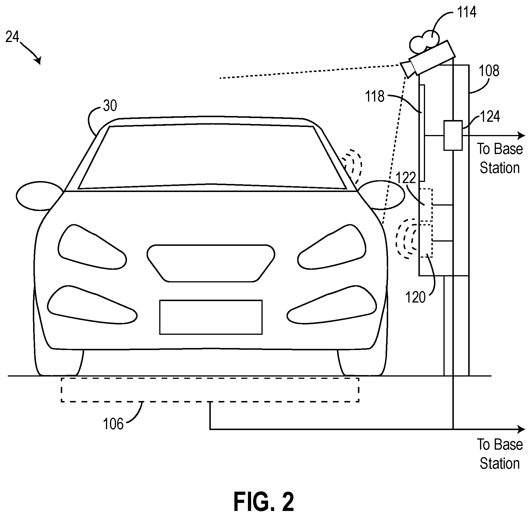 Patent US12327230 Figure 2 – Drive through system with traffic management