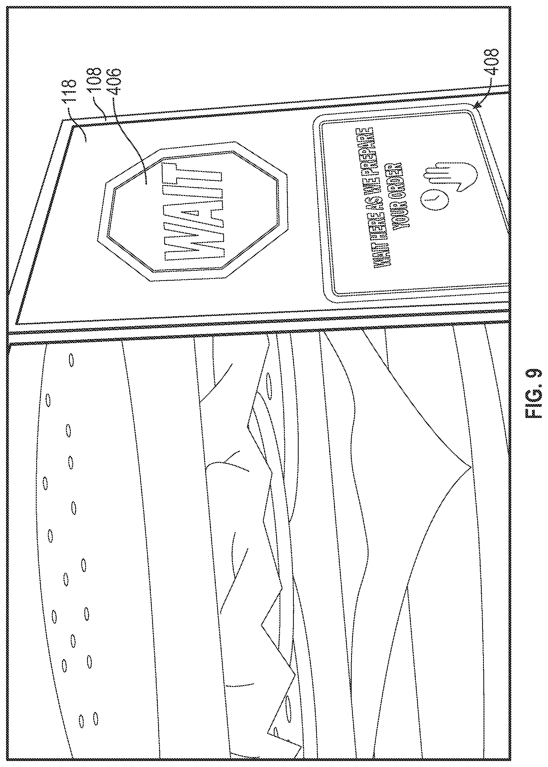 Patent US12327230 Figure 9 – Drive through system with traffic management