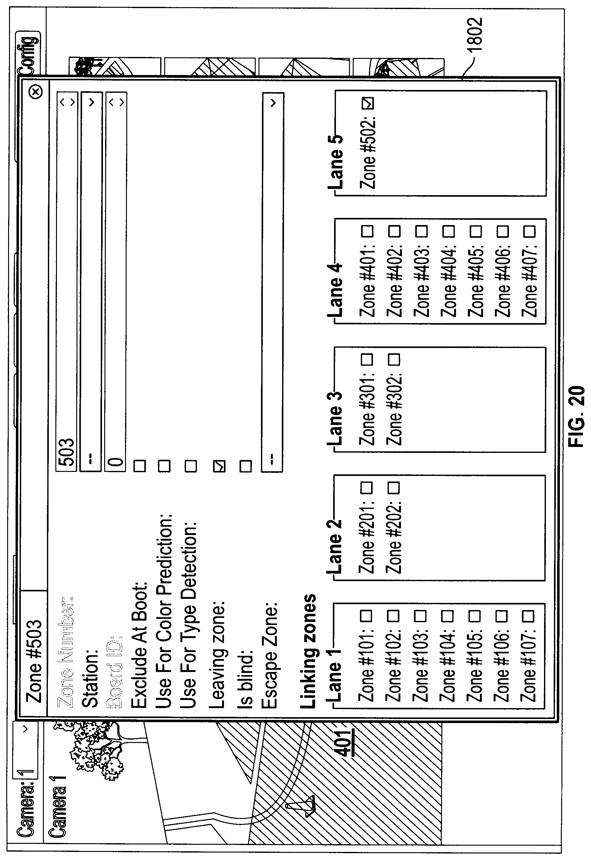 Patent US12327230 Figure 20 – Drive through system with traffic management