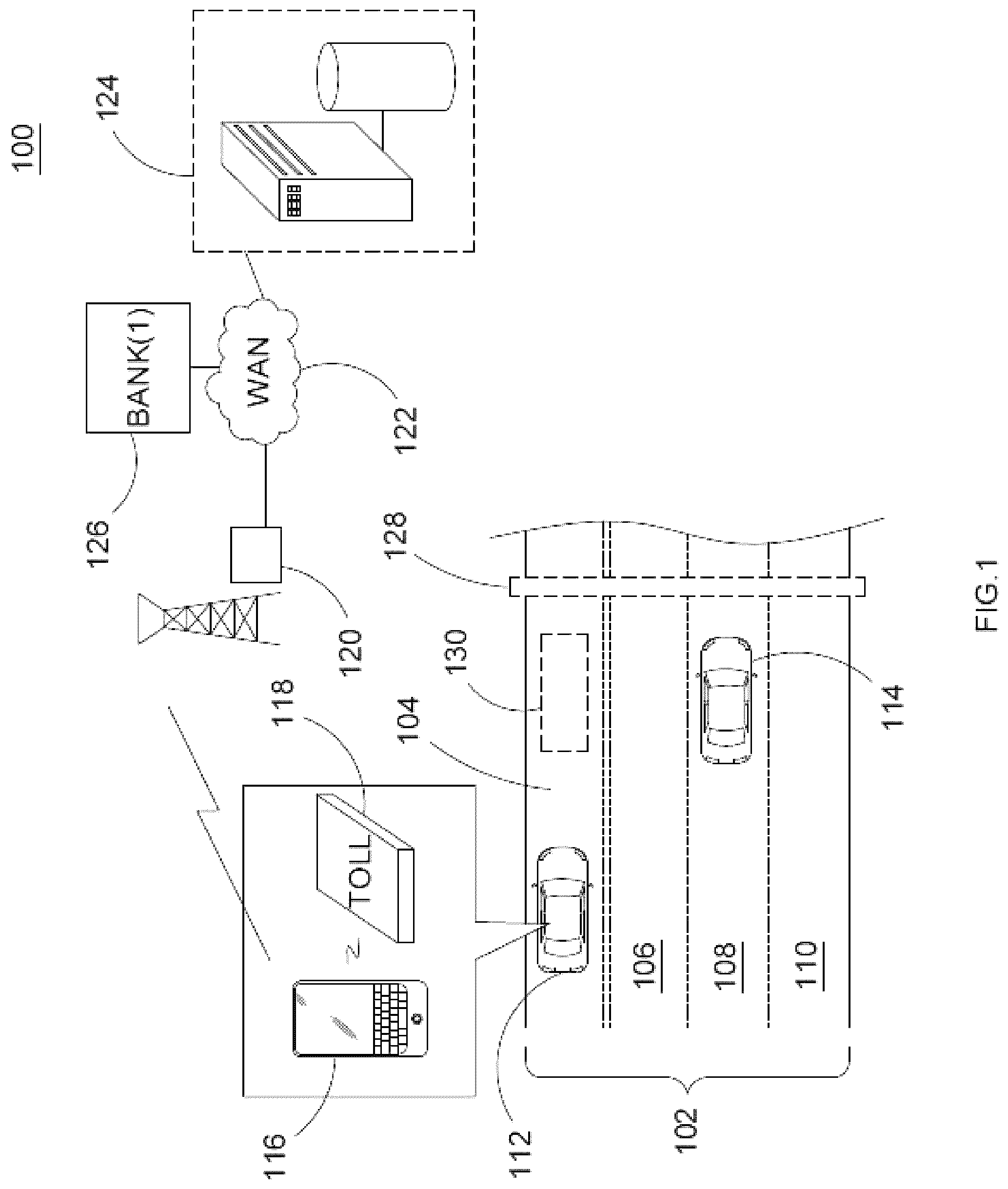 Patent US12327232 Figure 1 – High accuracy geo-location system and method for mobile payment