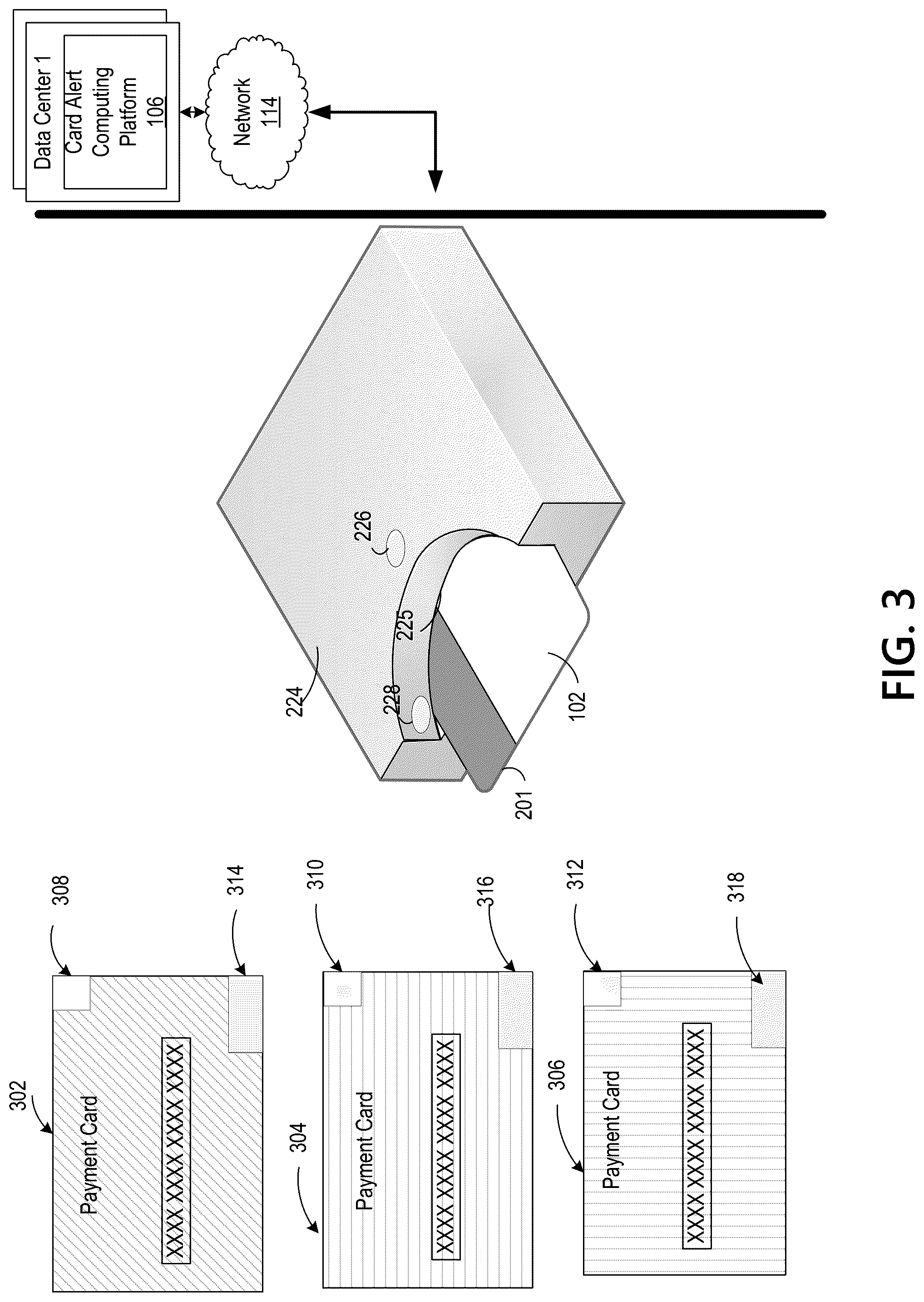 Patent US12327249 Figure 3 – Detecting cloned payment cards
