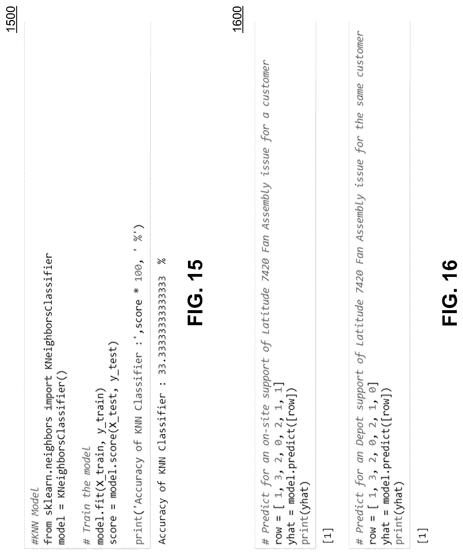 Patent US12327256 Figure 13 – Technical support service location recommendation using machine learning