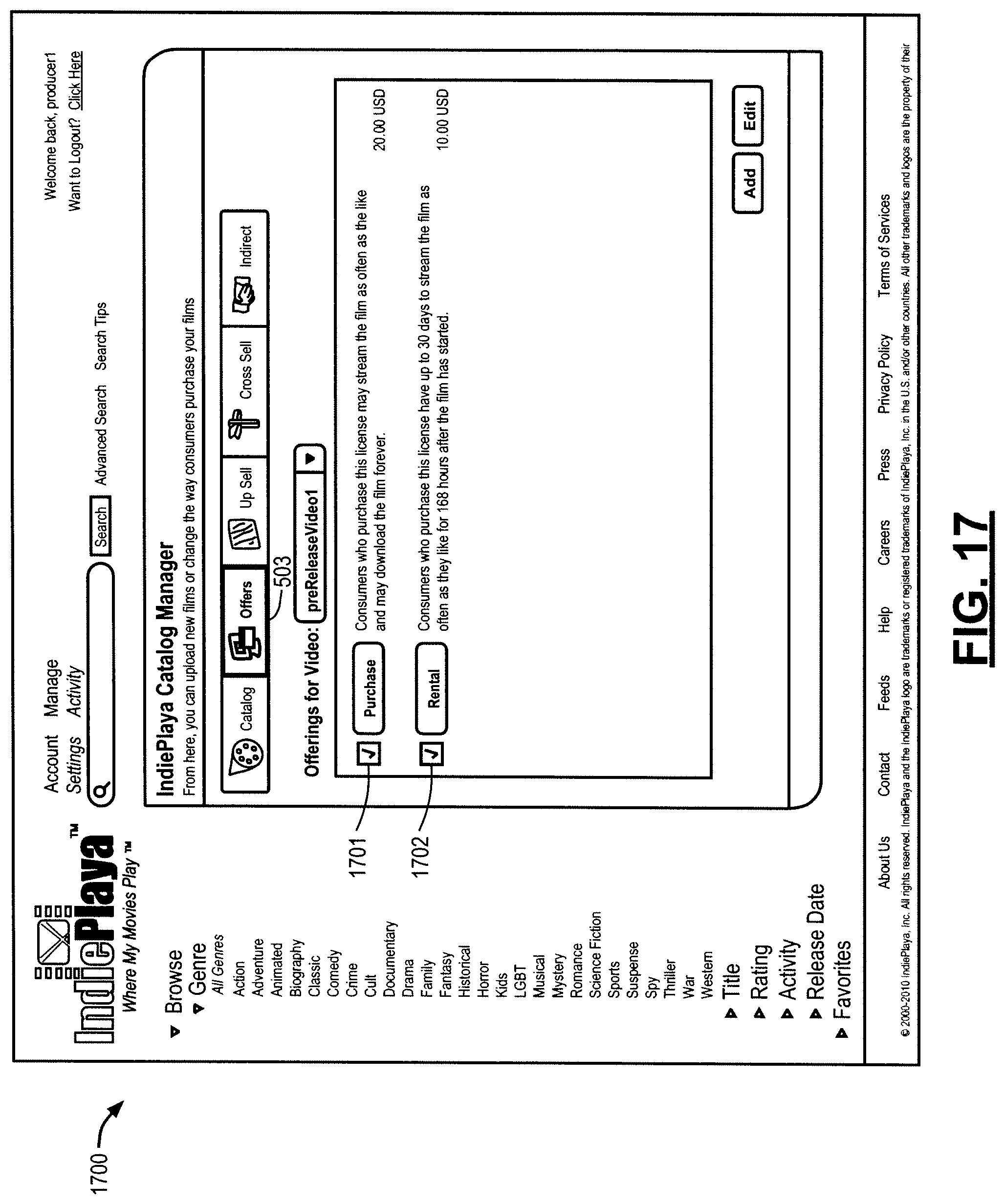 Patent US12327259 Figure 17 – Systems and methods for dynamic management of geo-fenced and geo-targeted media content and content alternatives in content management systems