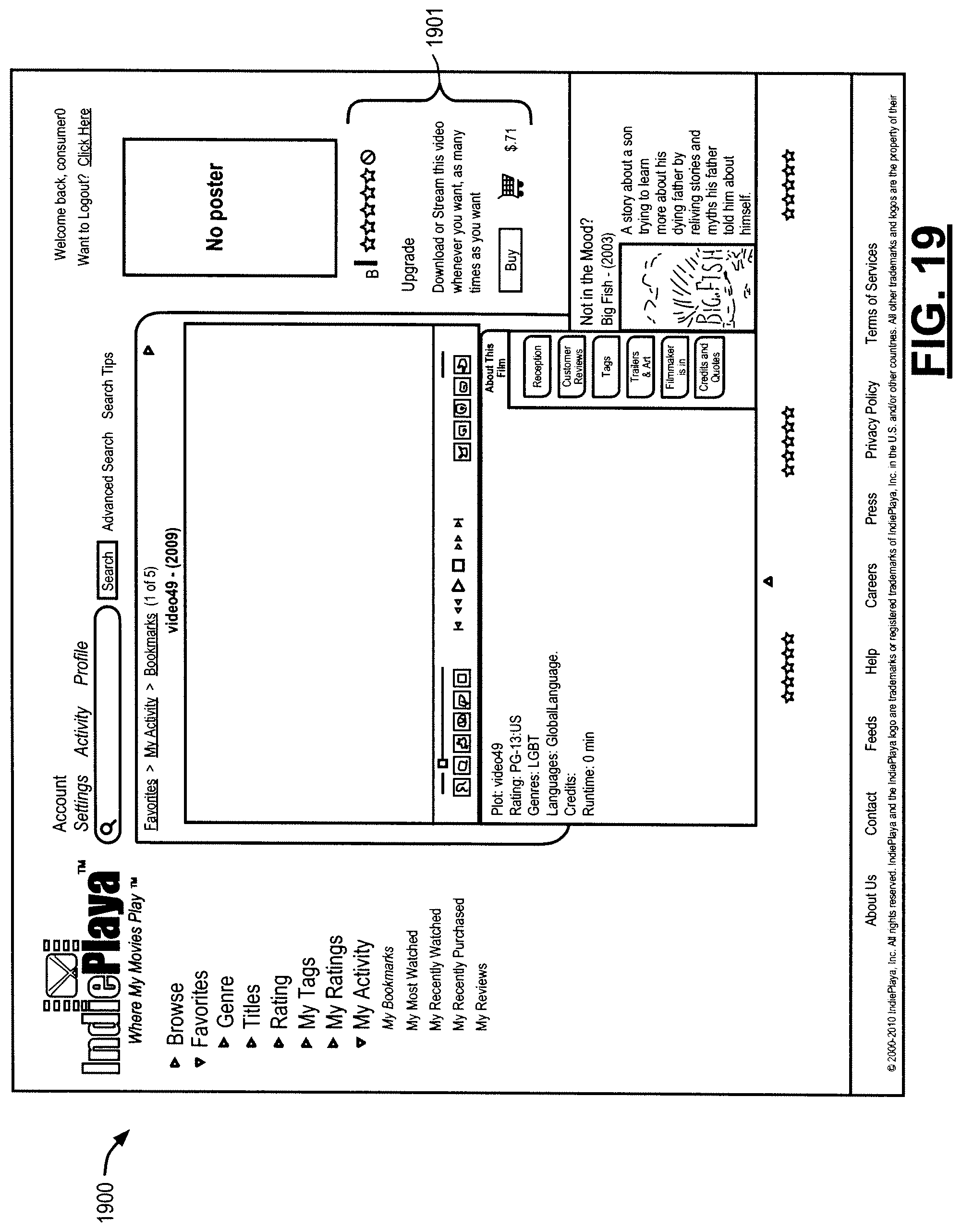 Patent US12327259 Figure 19 – Systems and methods for dynamic management of geo-fenced and geo-targeted media content and content alternatives in content management systems