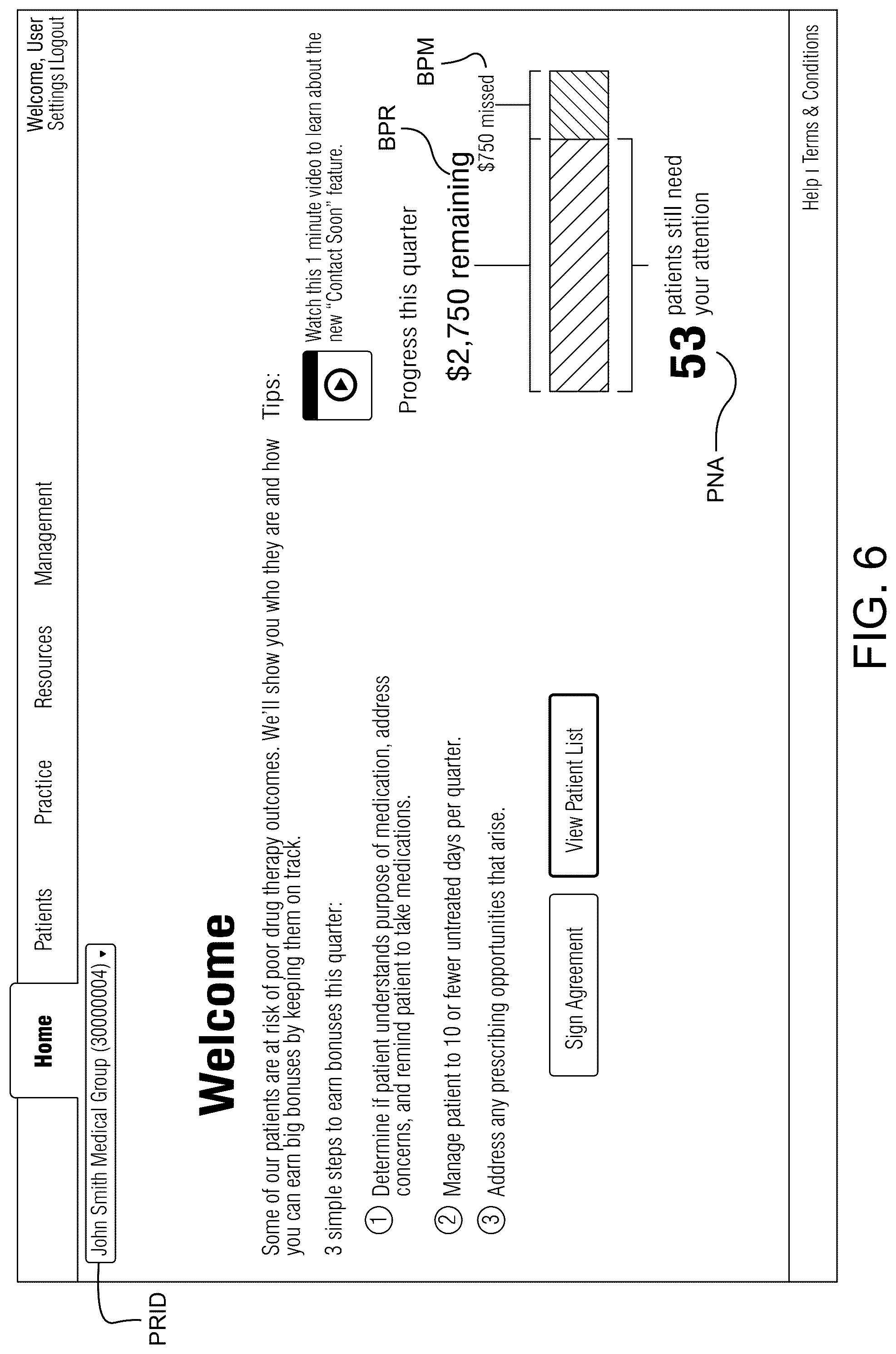 Patent US12327262 Figure 6 – Medical accountable provider platform