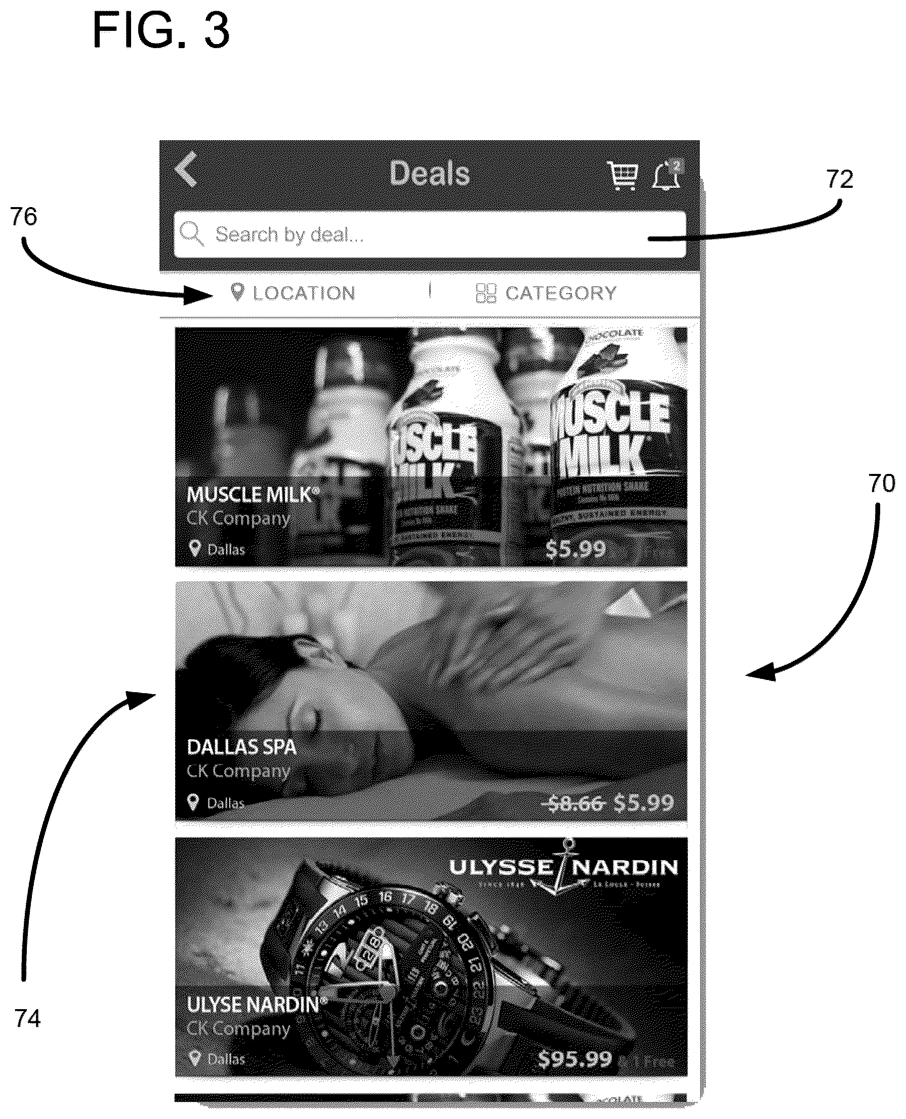 Patent US12327265 Figure 3 – System of utilizing an e-commerce/customer social media and networking platform having chat and check-in functions enabling gifting and promotion of goods and services