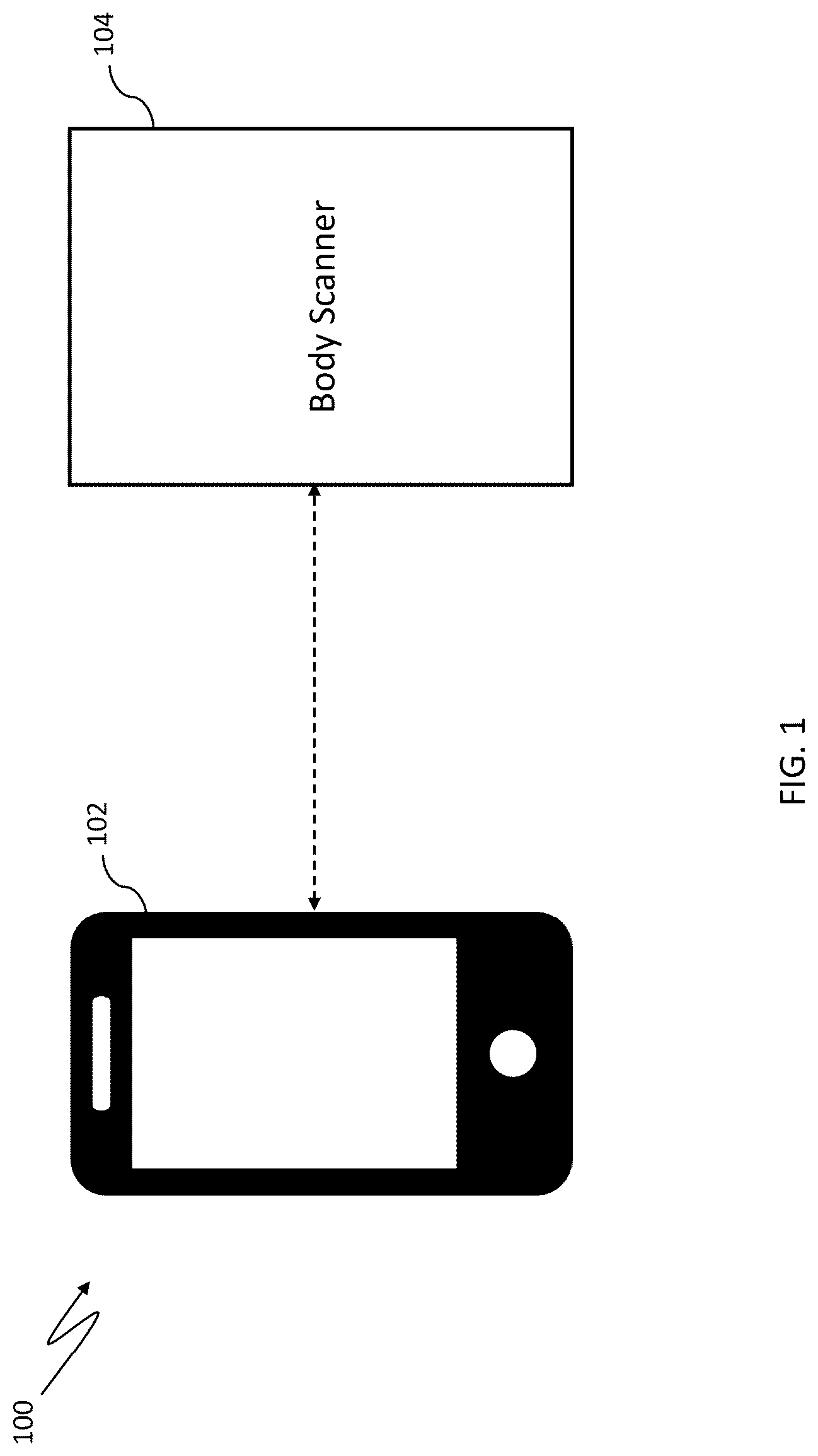 Patent US12327279 Figure 1 – System for displaying selected clothes on a dummy human body